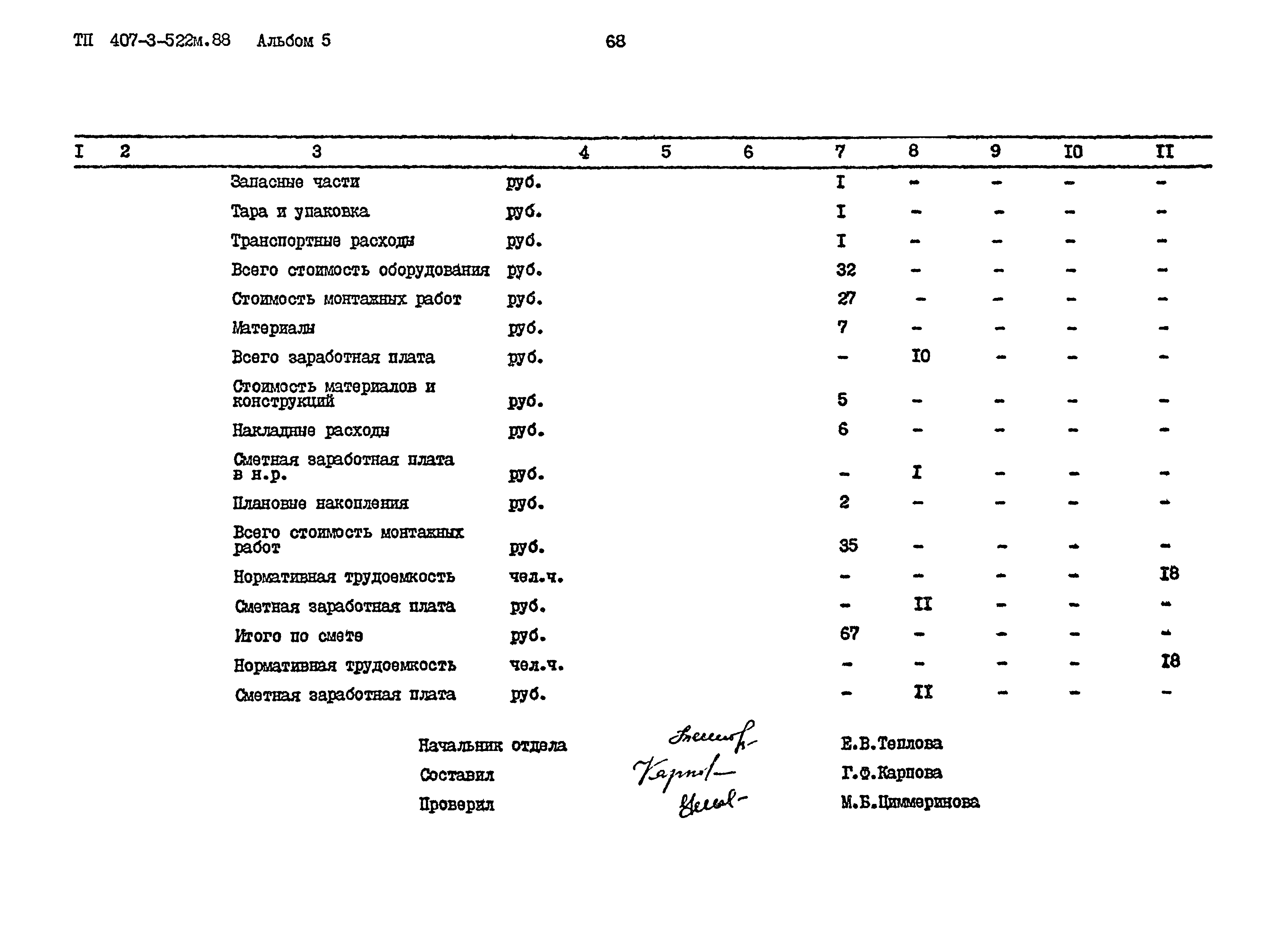 Типовой проект 407-3-522м.88