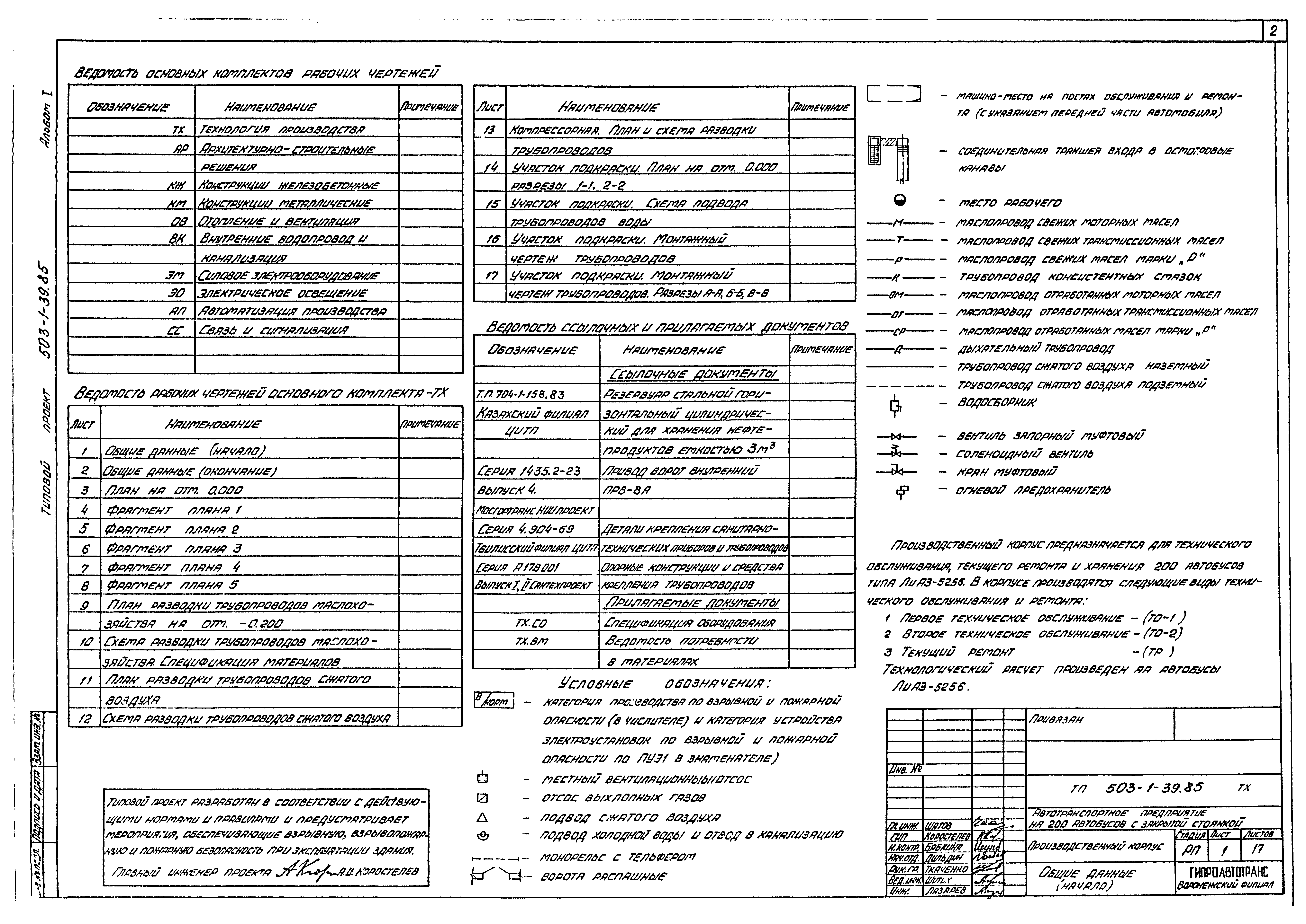 Типовой проект 503-1-39.85