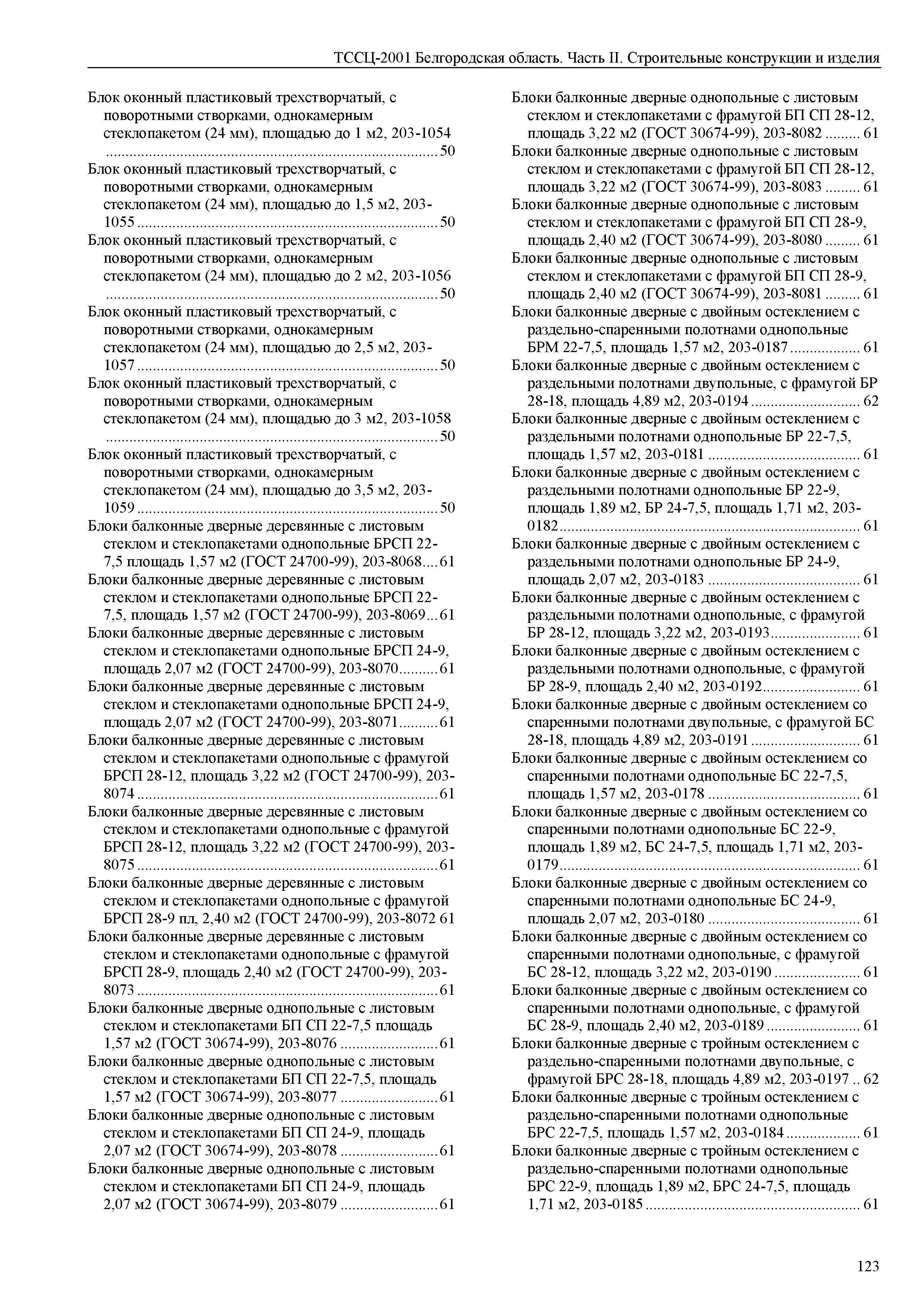 ТССЦ Белгородская область 02-2001