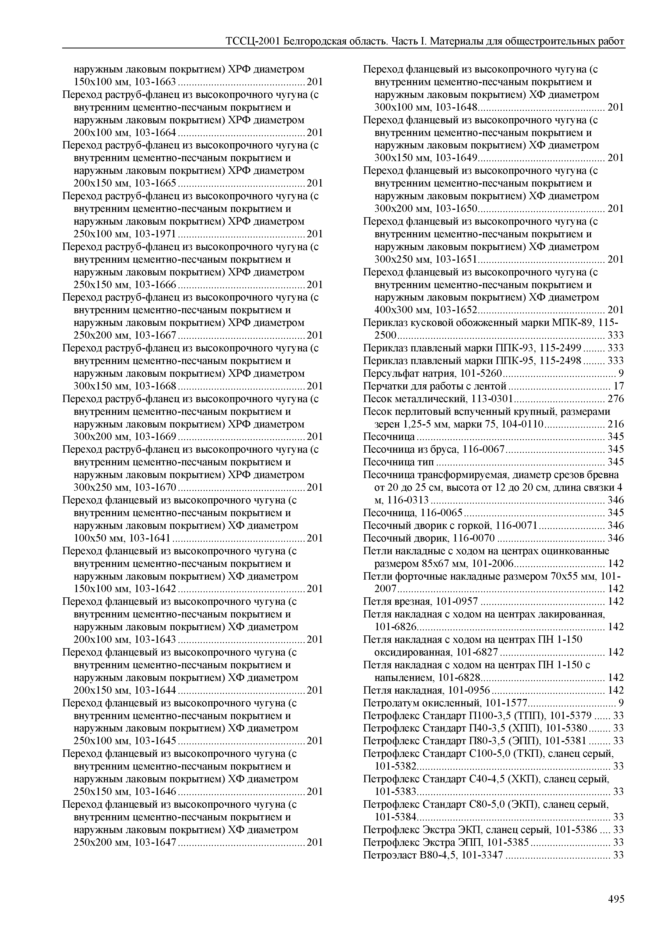 ТССЦ Белгородская область 01-2001