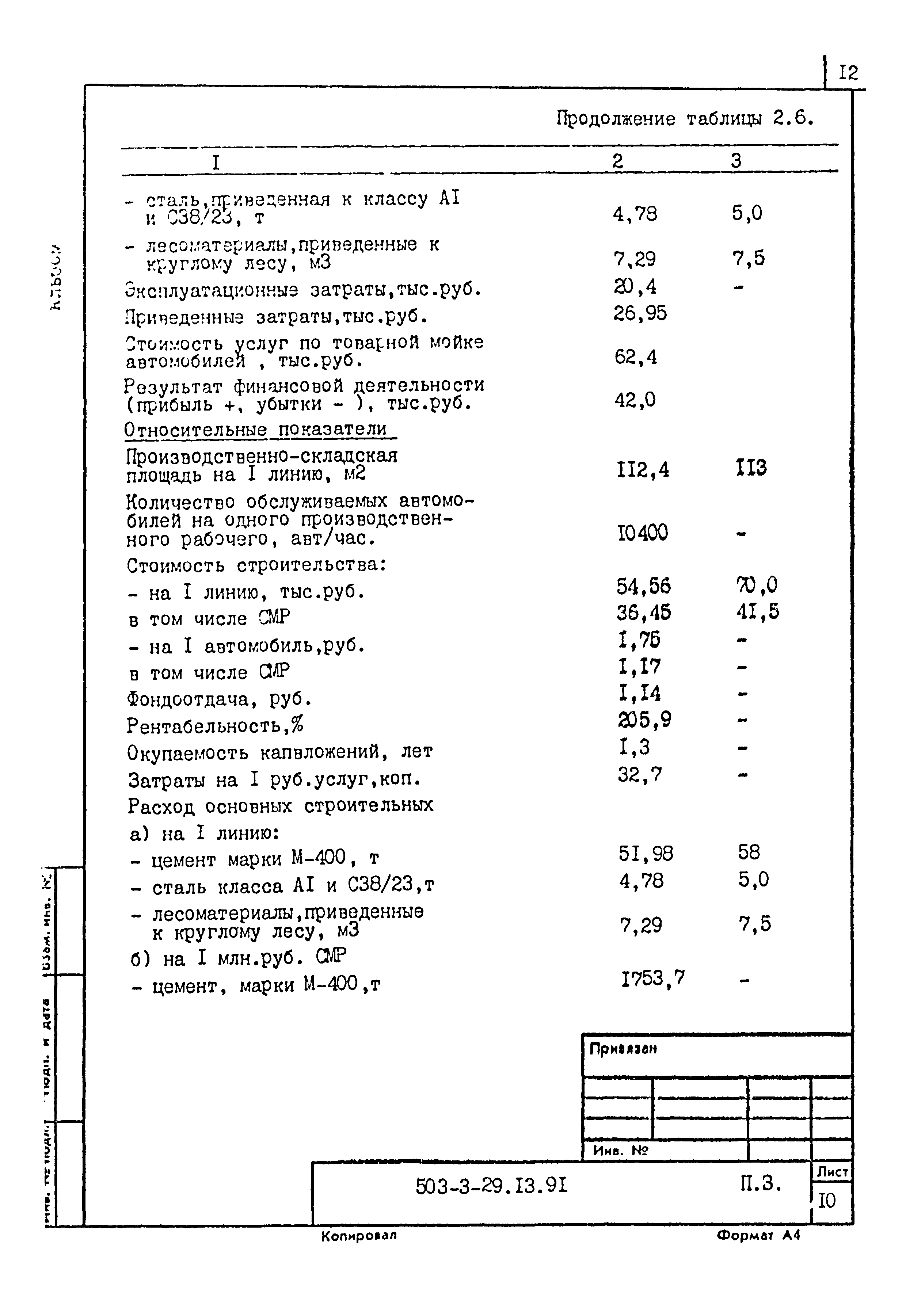 Типовой проект 503-3-29.13.91
