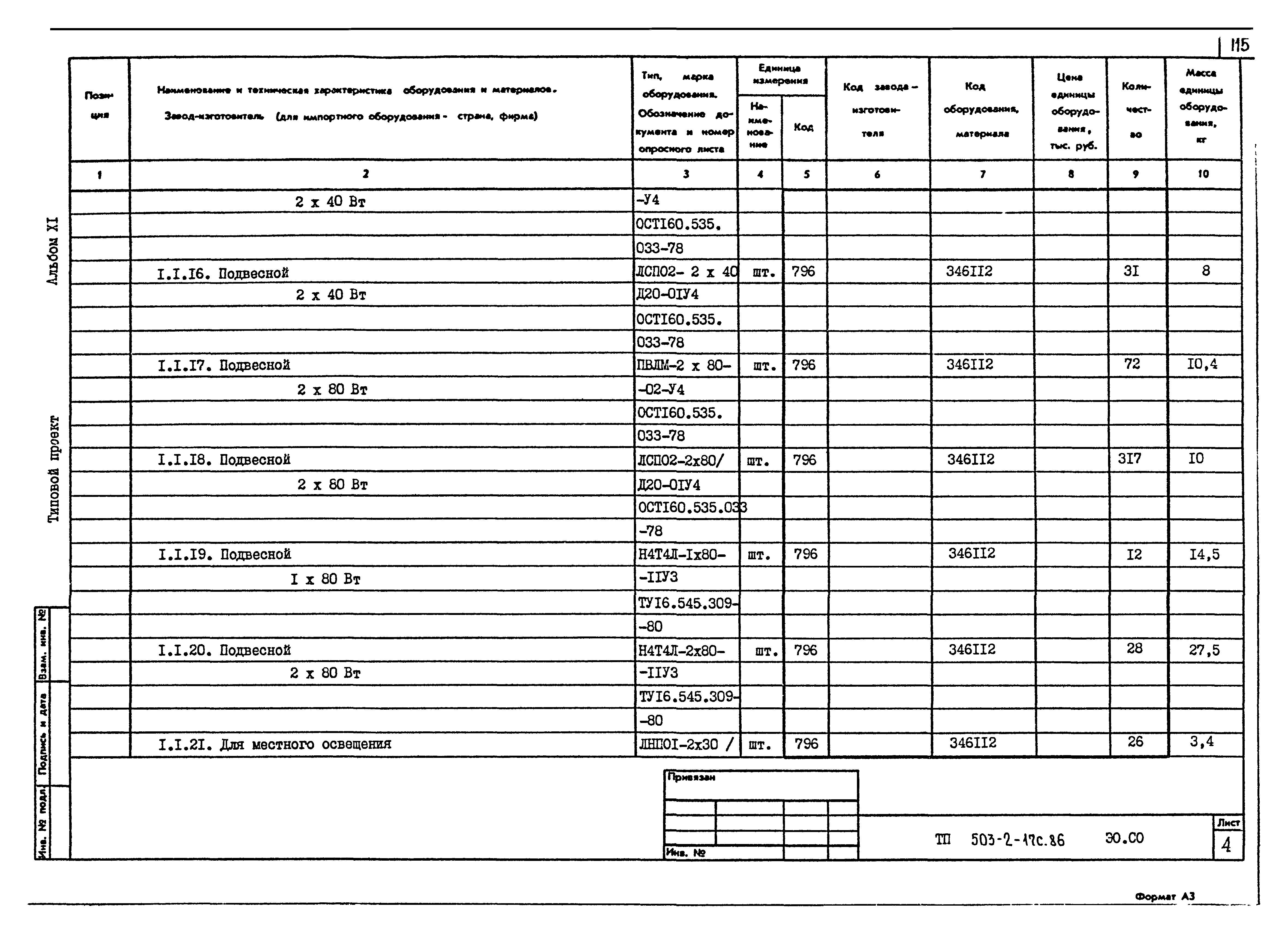 Типовой проект 503-2-17с.86