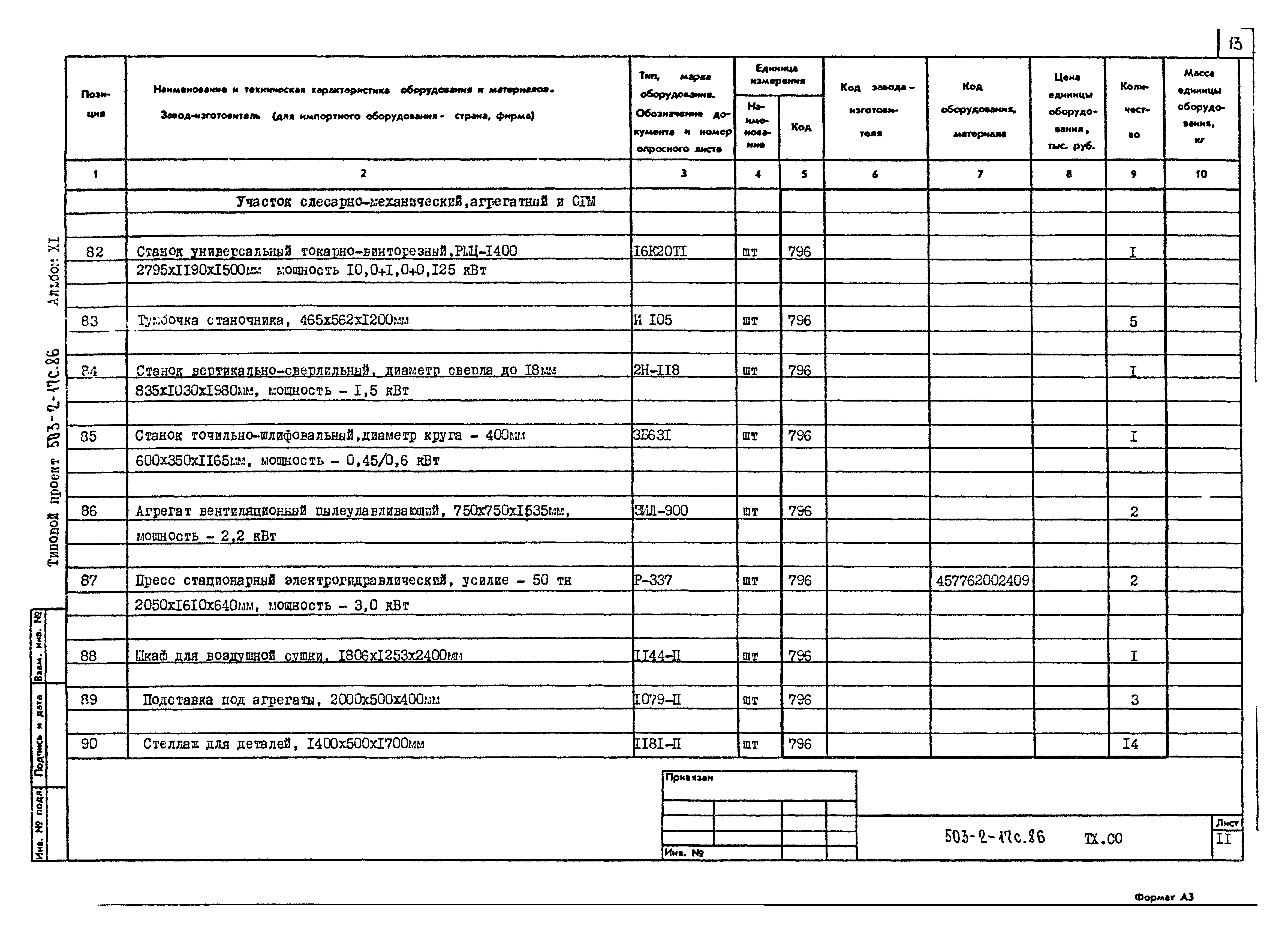 Типовой проект 503-2-17с.86