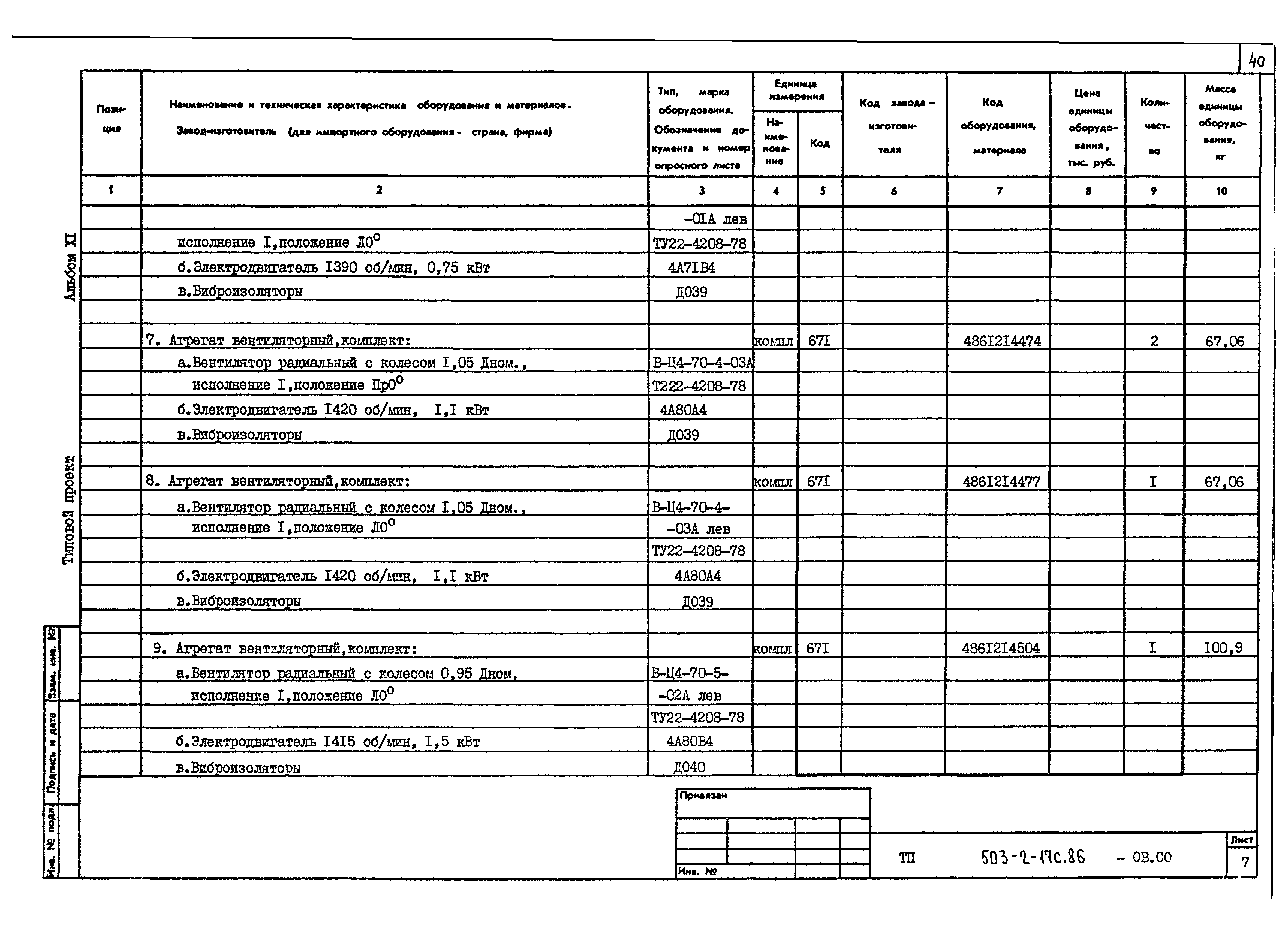 Типовой проект 503-2-17с.86