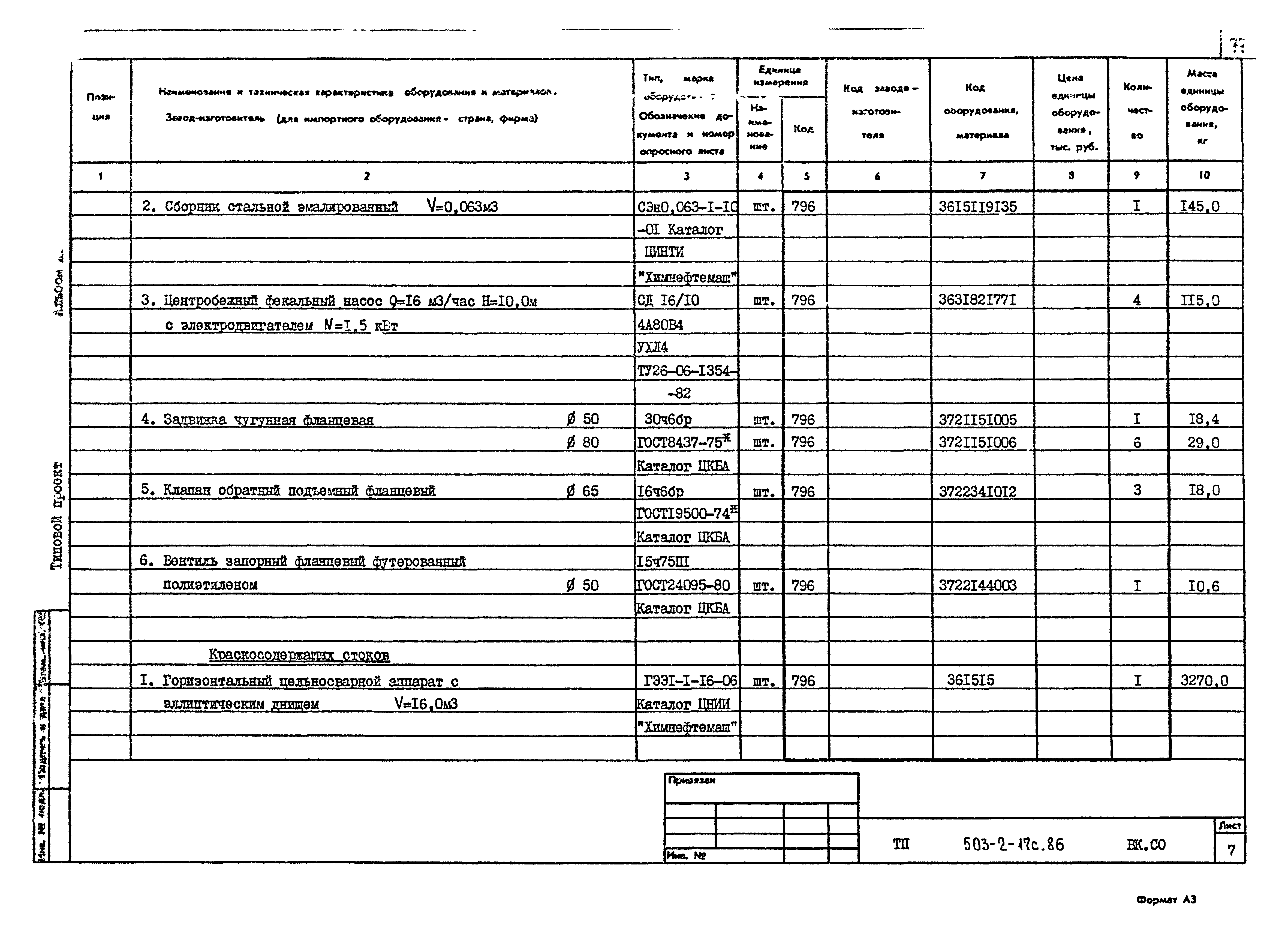Типовой проект 503-2-17с.86