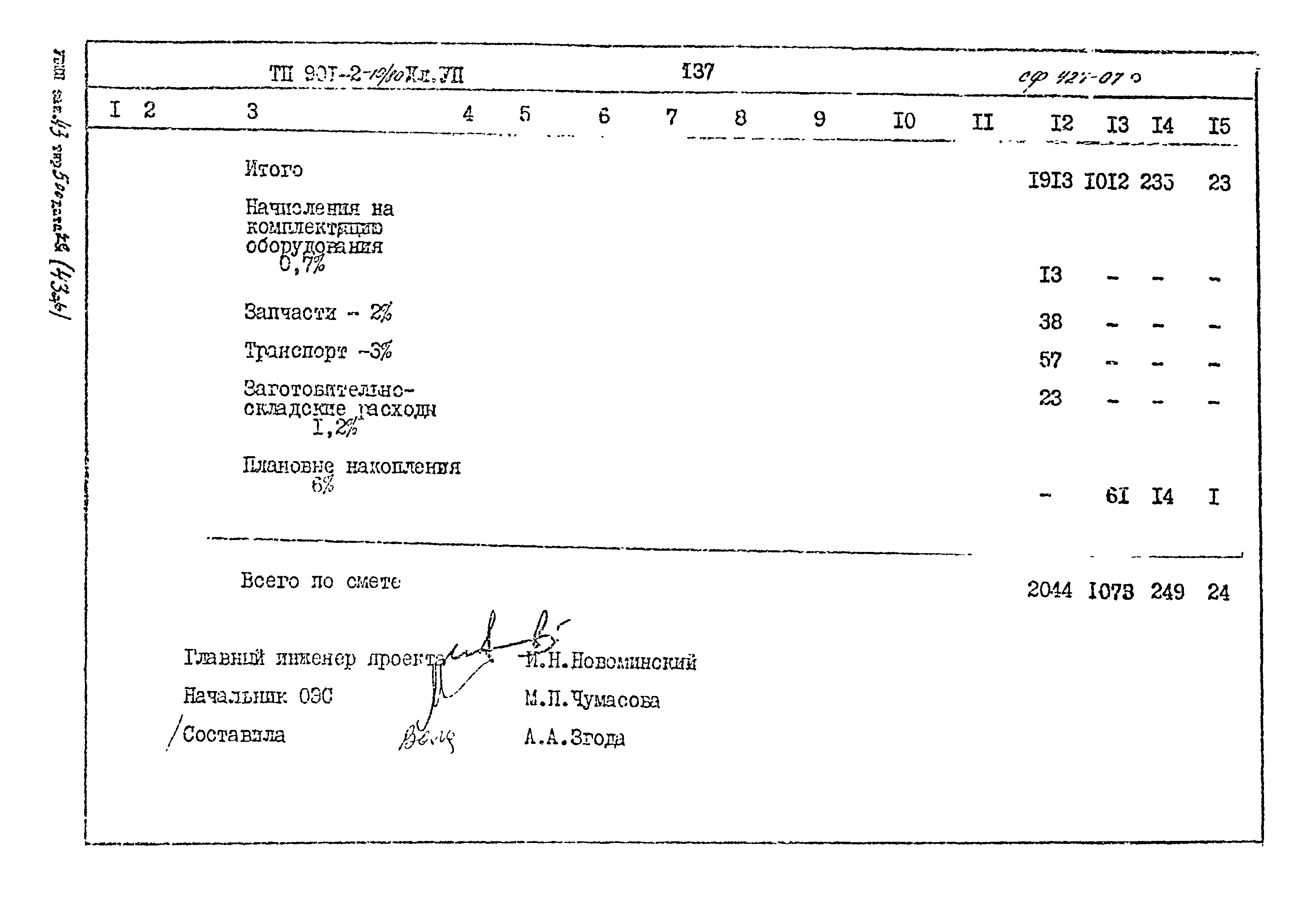 Типовой проект 901-2-10/80