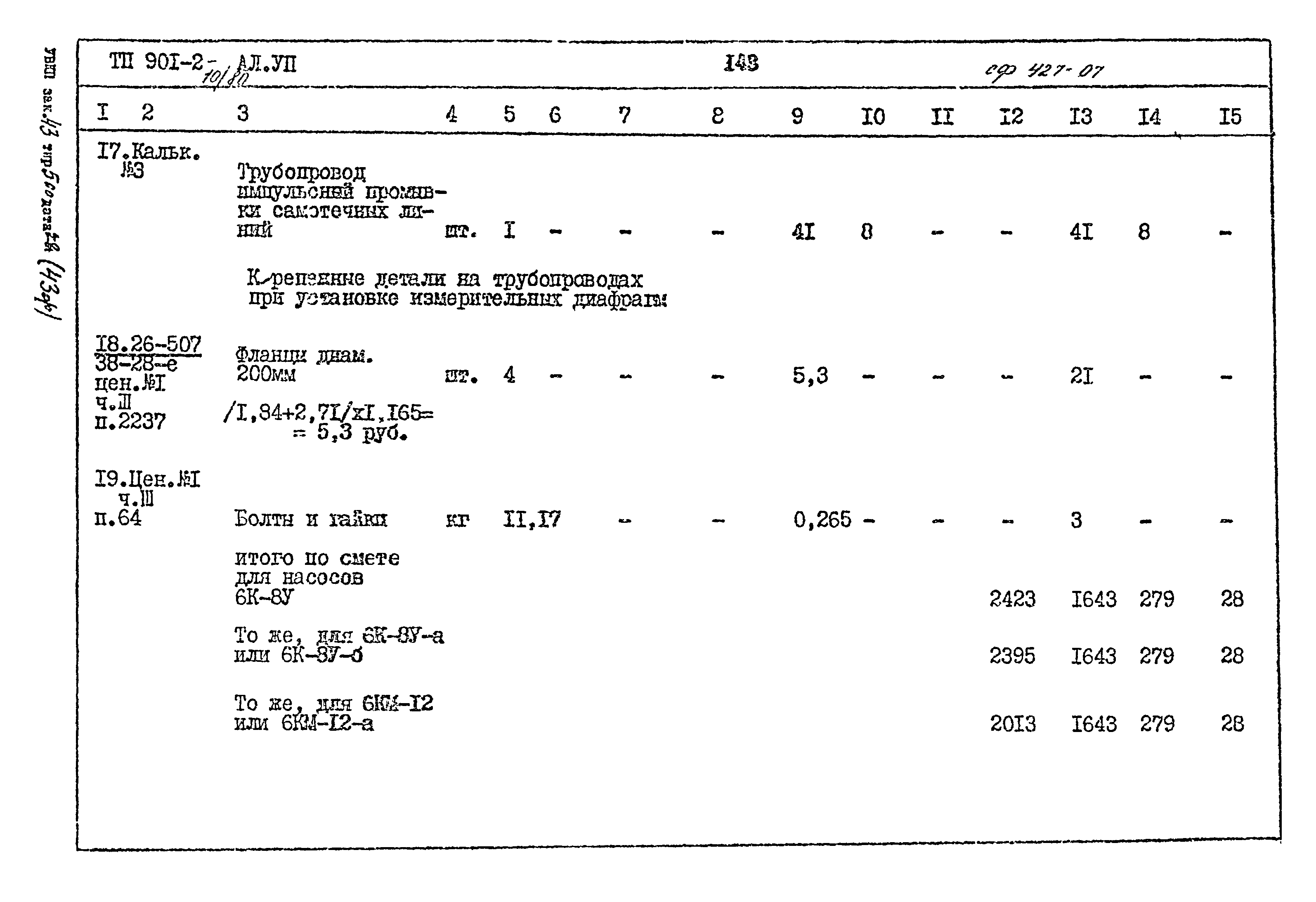 Типовой проект 901-2-10/80