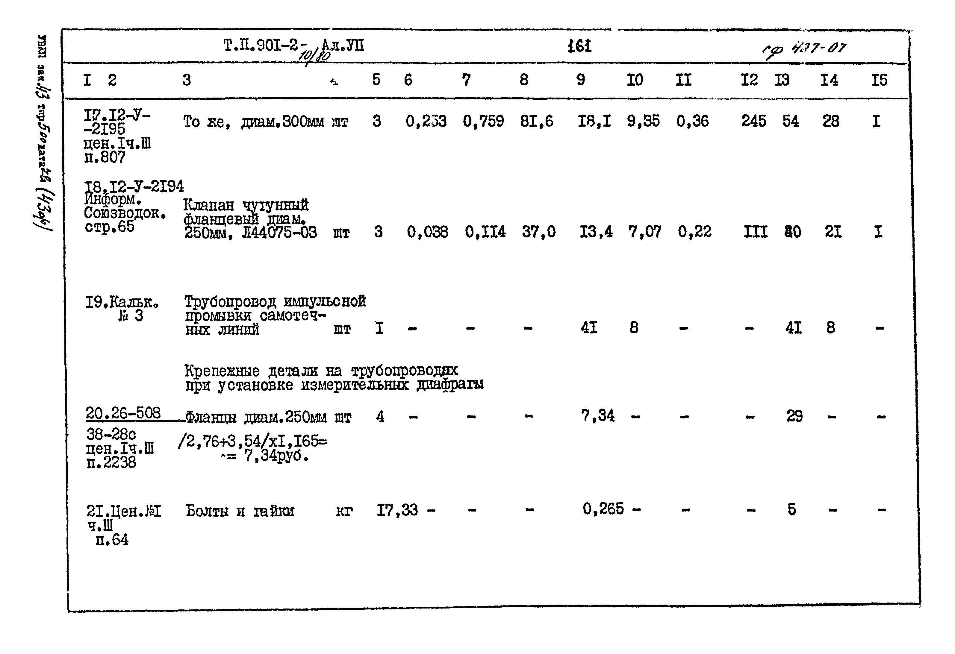 Типовой проект 901-2-10/80