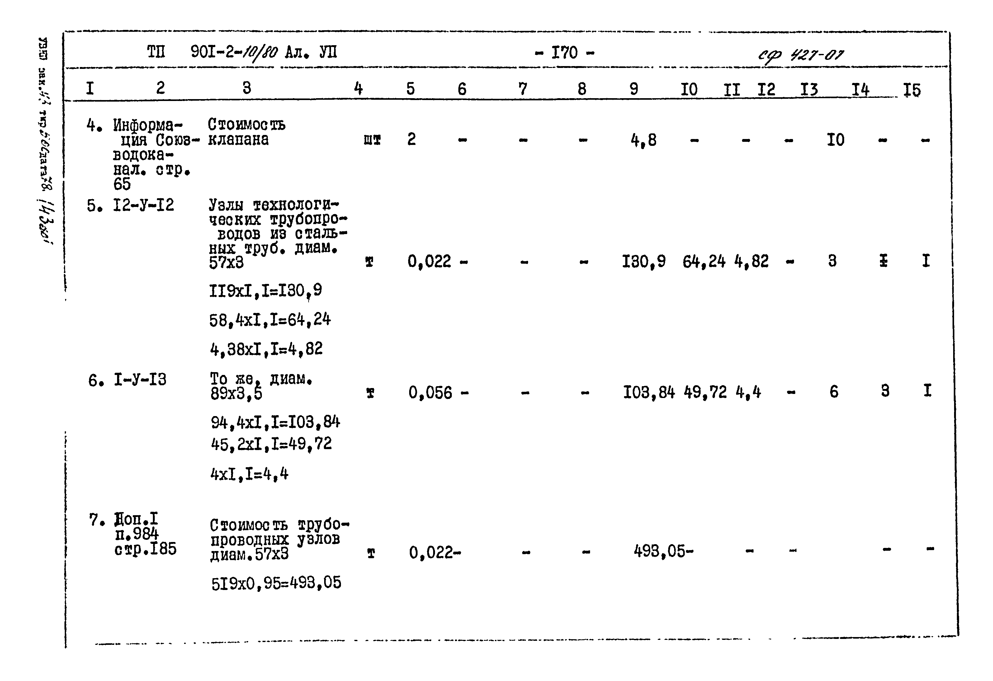 Типовой проект 901-2-10/80