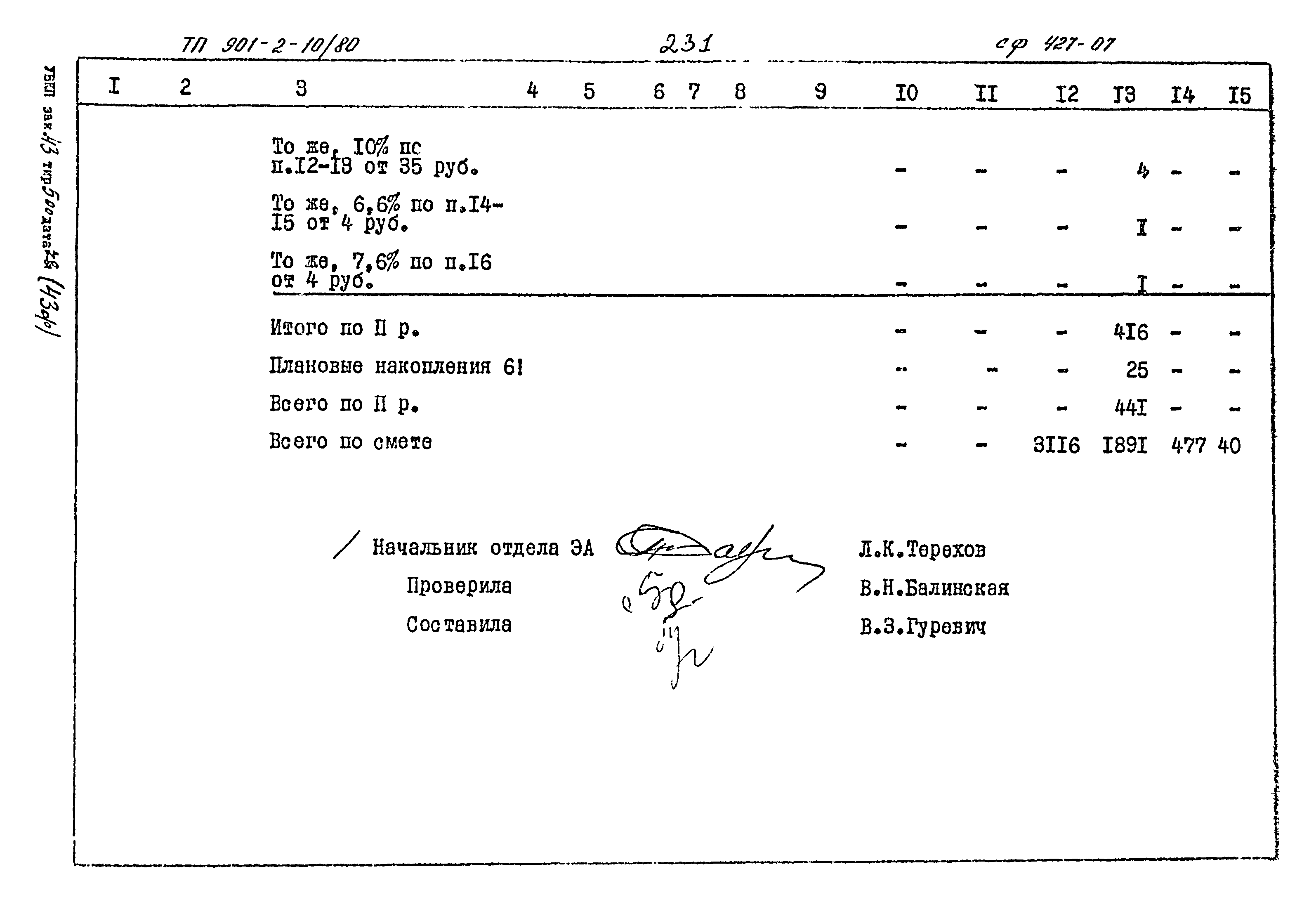 Типовой проект 901-2-10/80