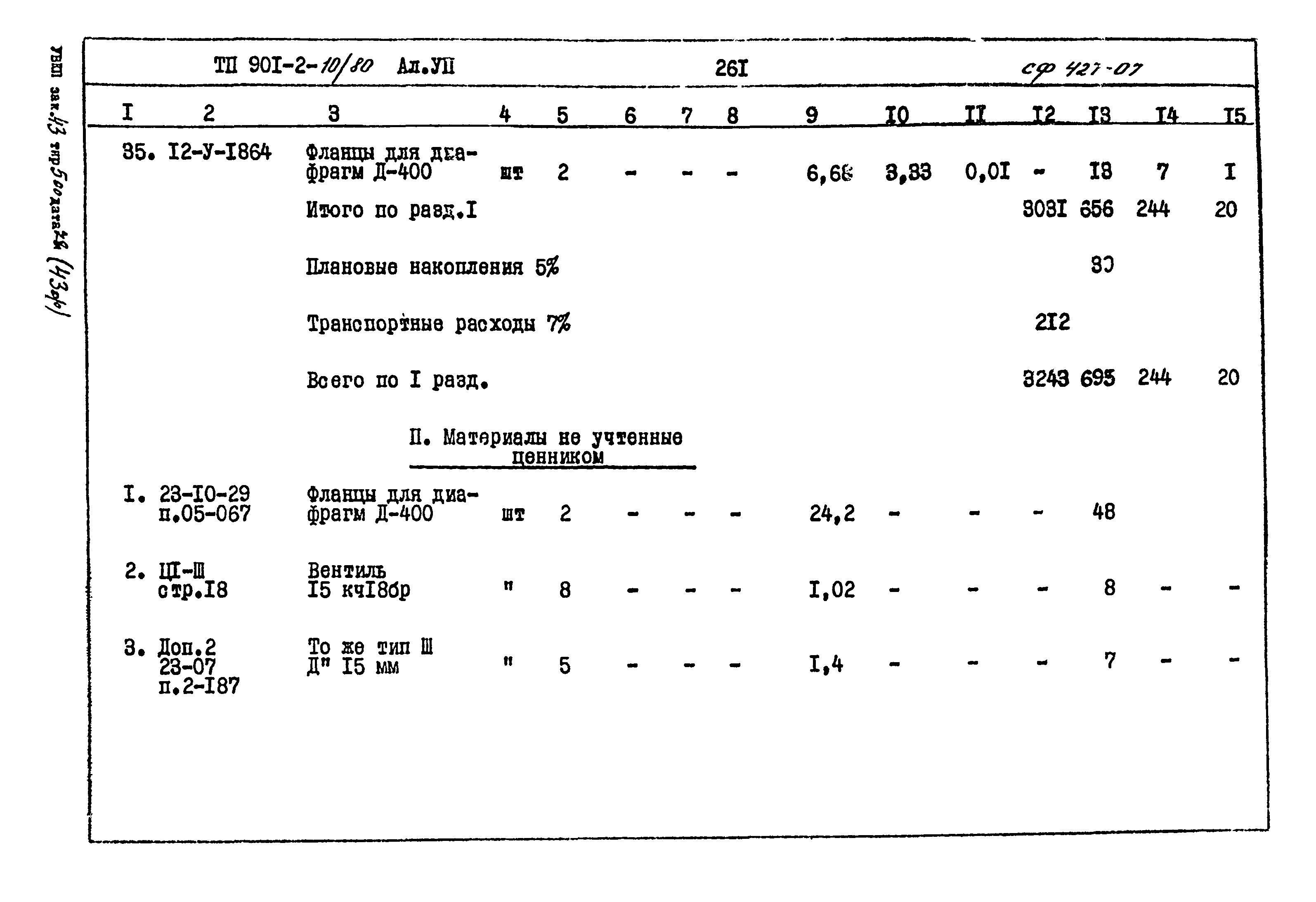 Типовой проект 901-2-10/80