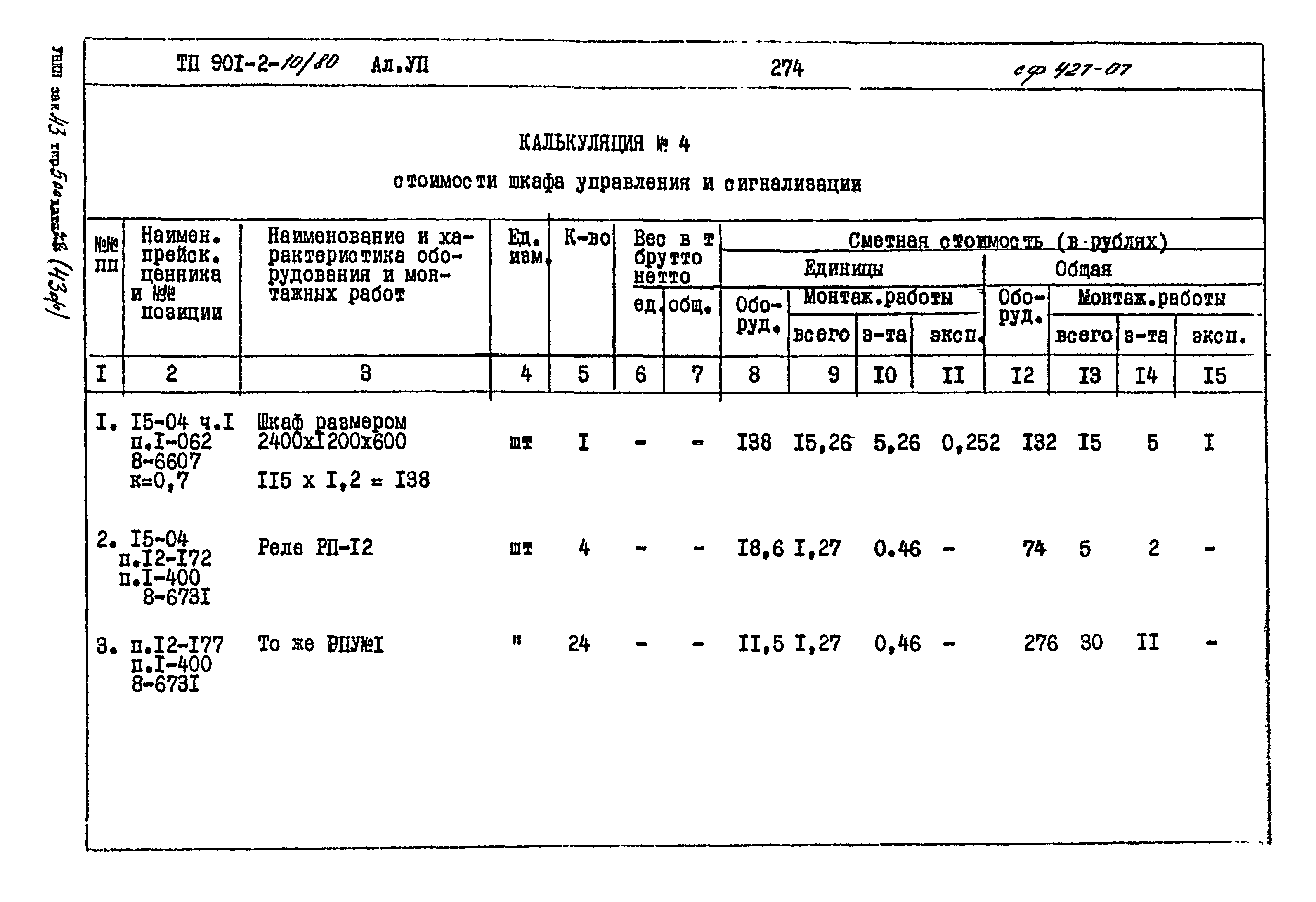 Типовой проект 901-2-10/80