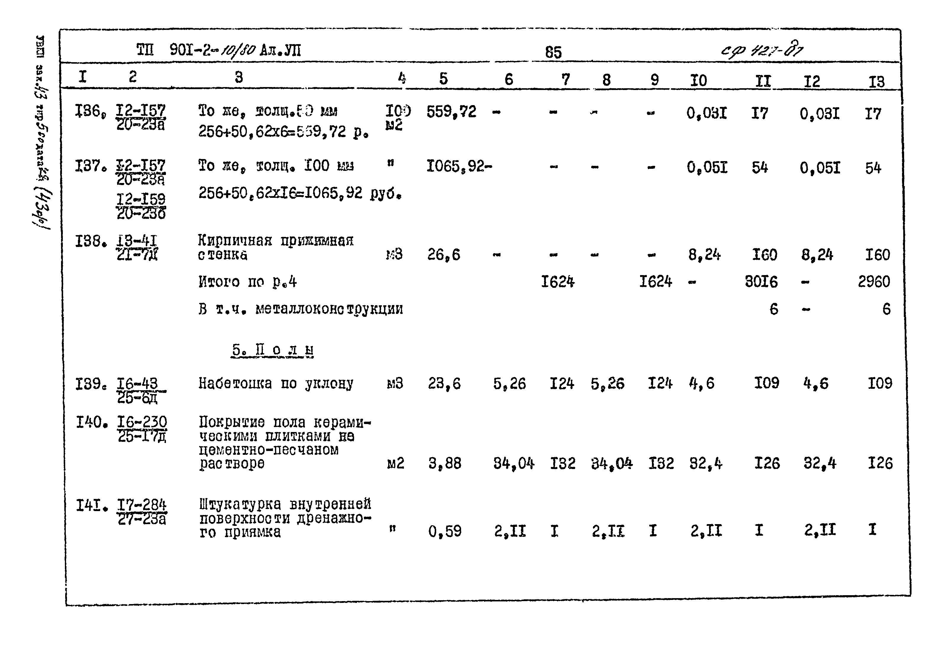 Типовой проект 901-2-10/80