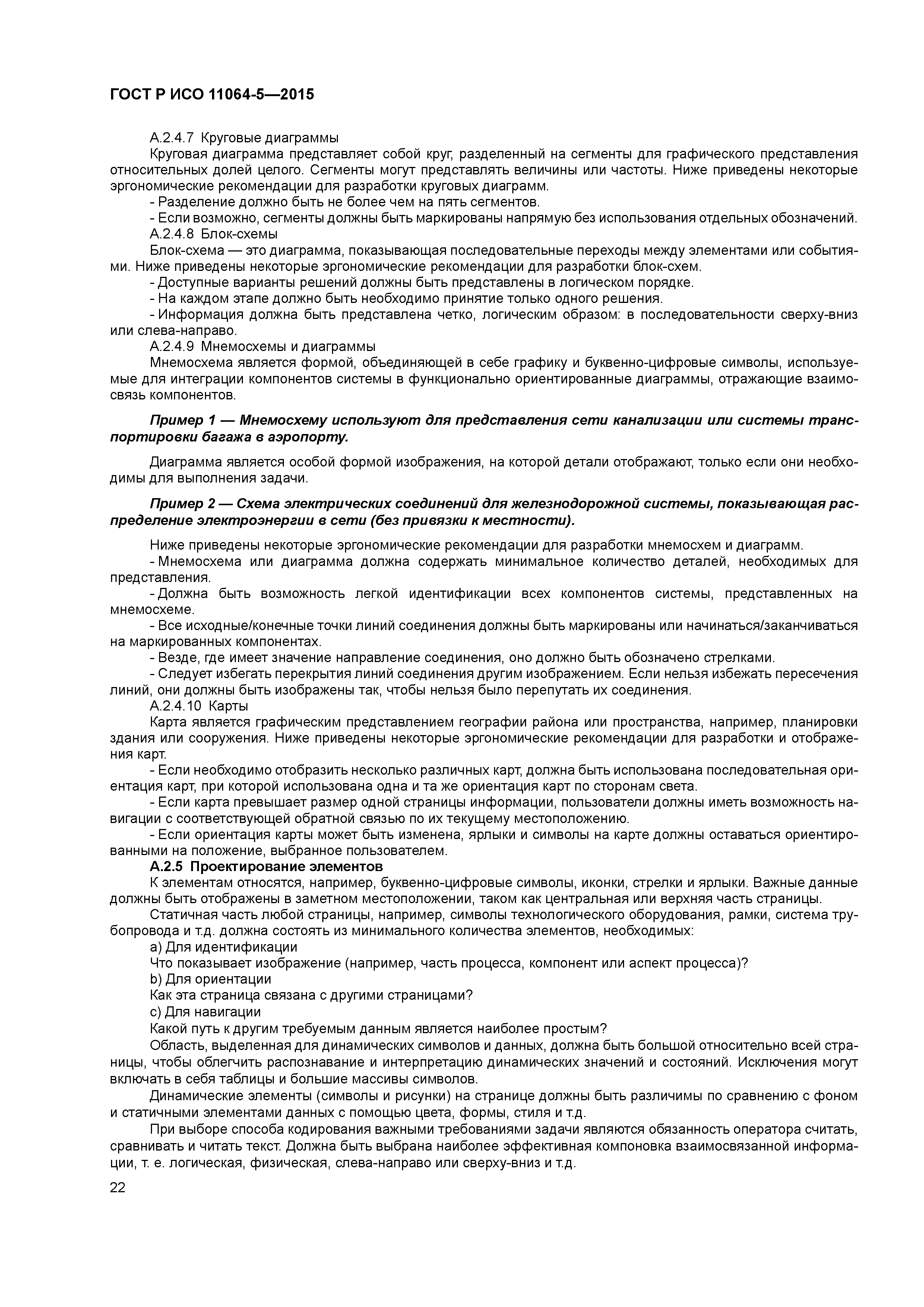 ГОСТ Р ИСО 11064-5-2015