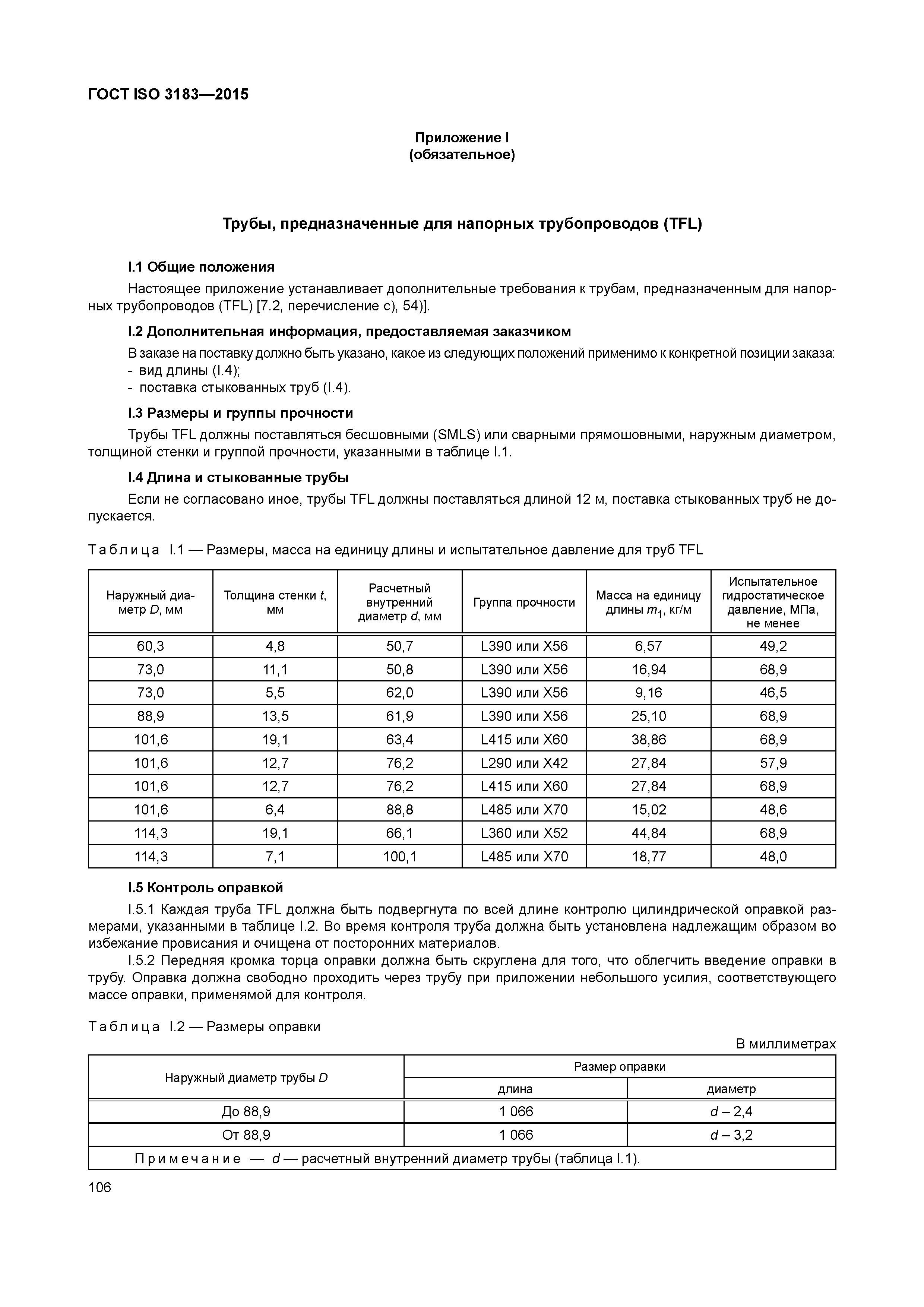 ГОСТ ISO 3183-2015