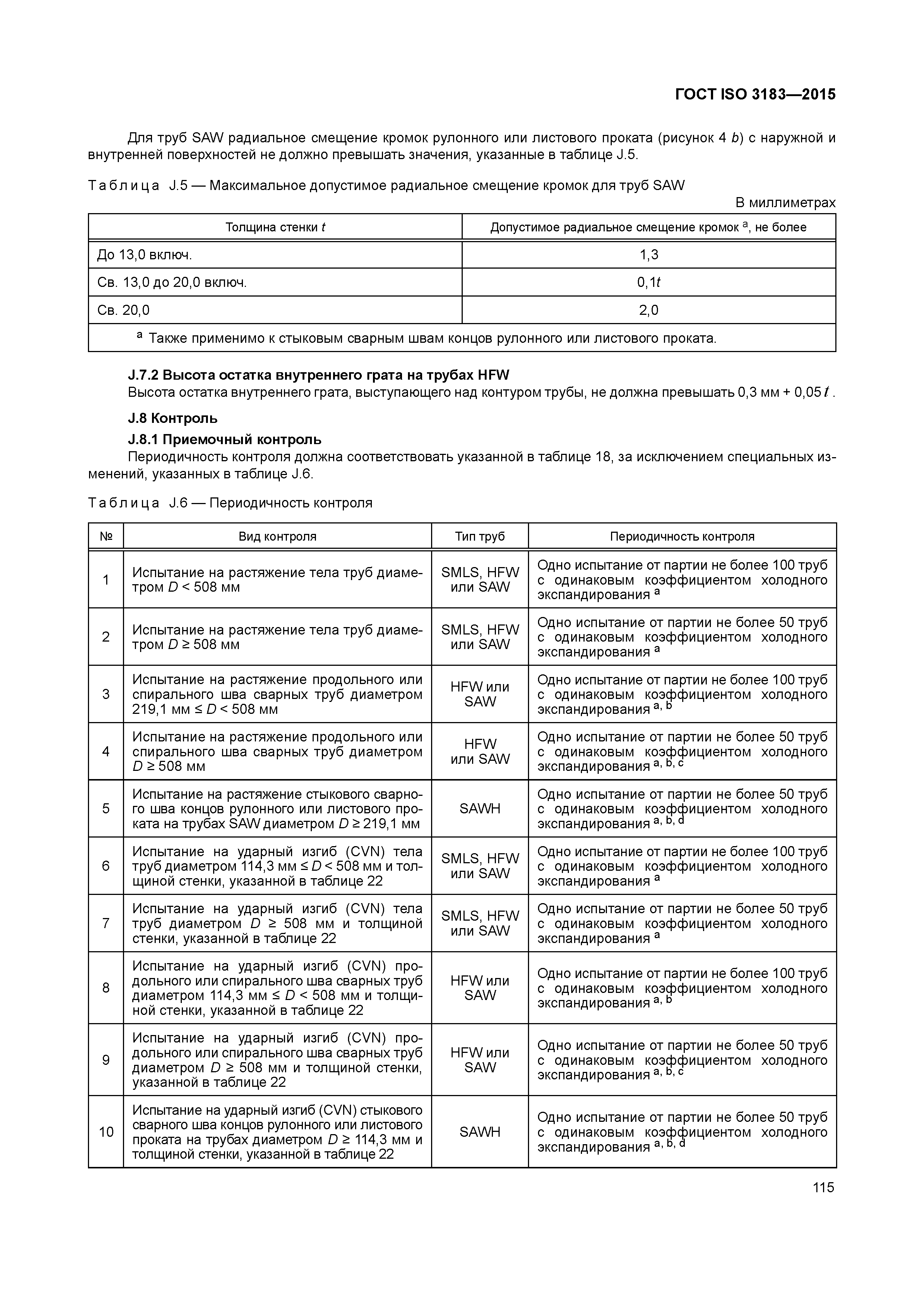 ГОСТ ISO 3183-2015