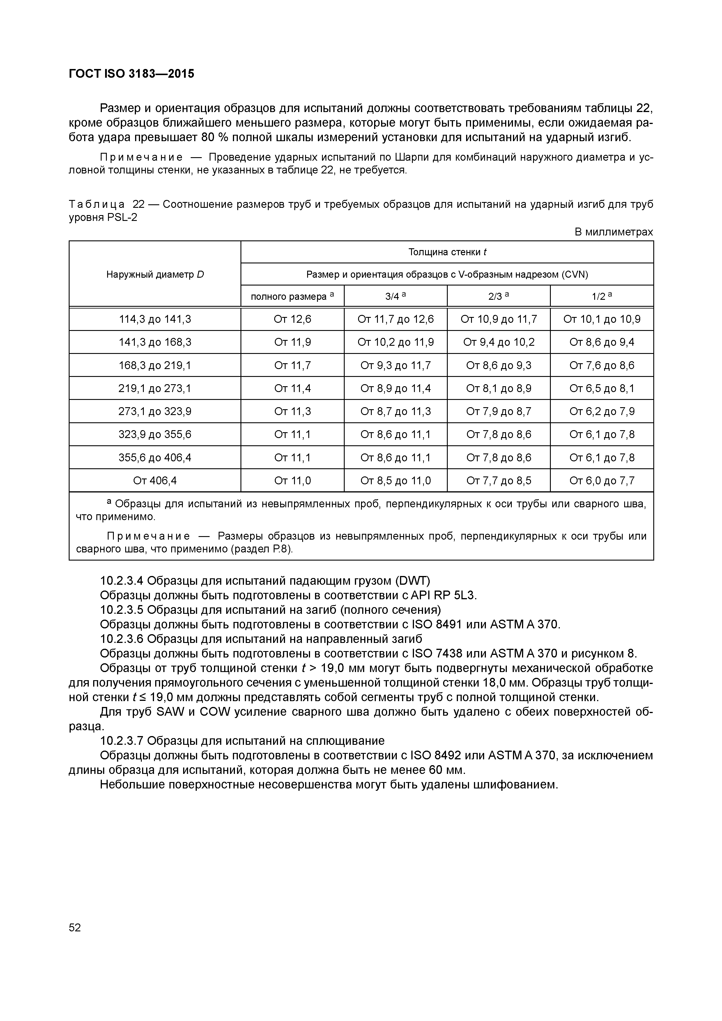 ГОСТ ISO 3183-2015