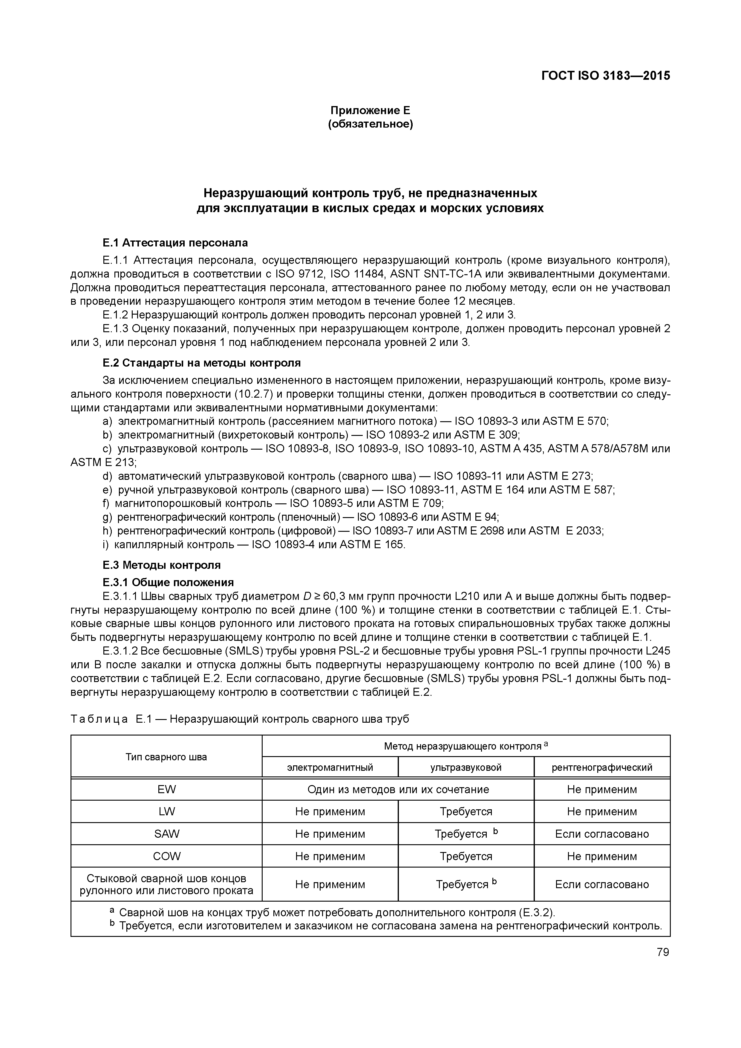 ГОСТ ISO 3183-2015