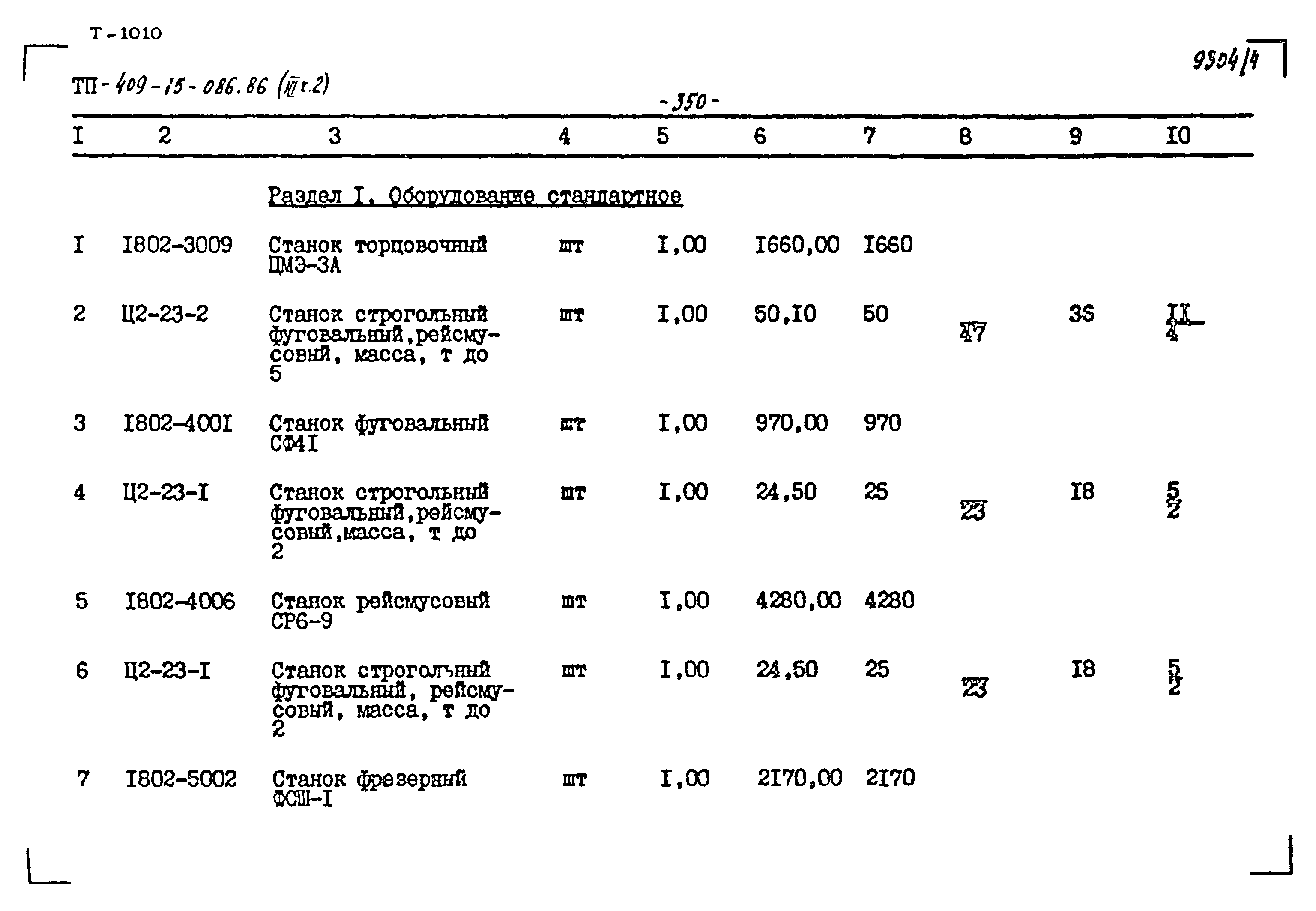 Типовой проект 409-15-086.86