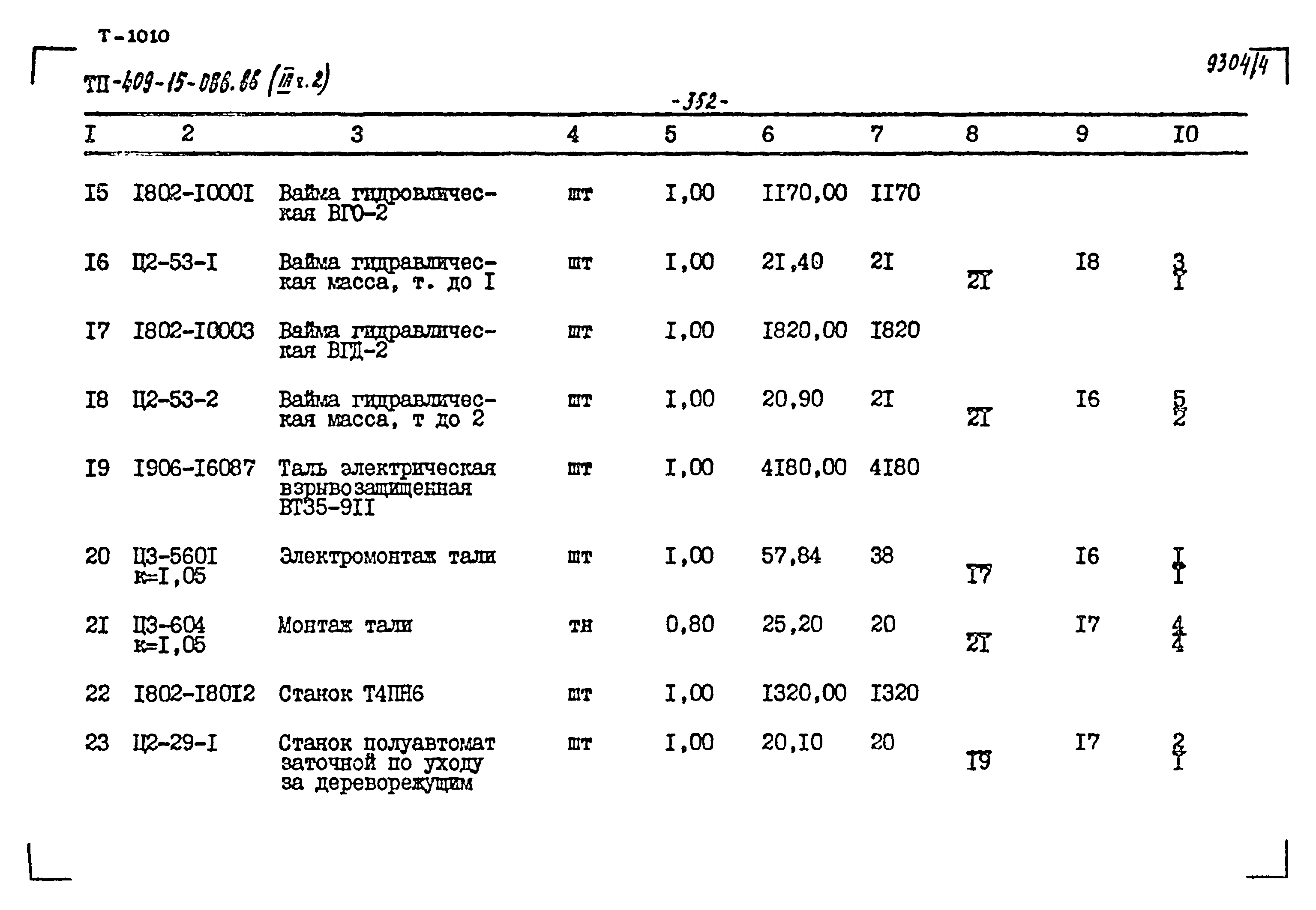 Типовой проект 409-15-086.86