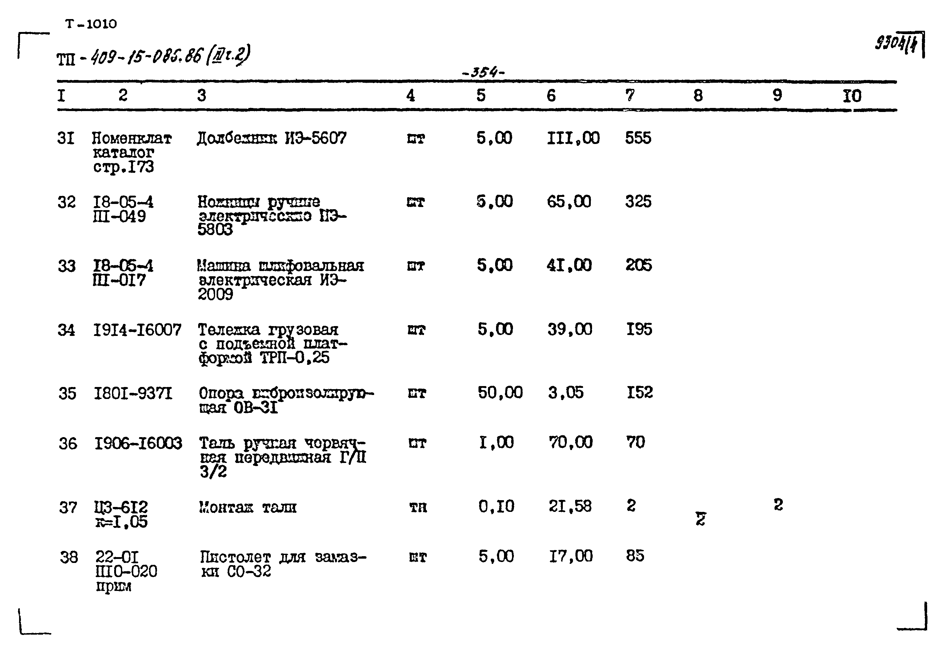 Типовой проект 409-15-086.86