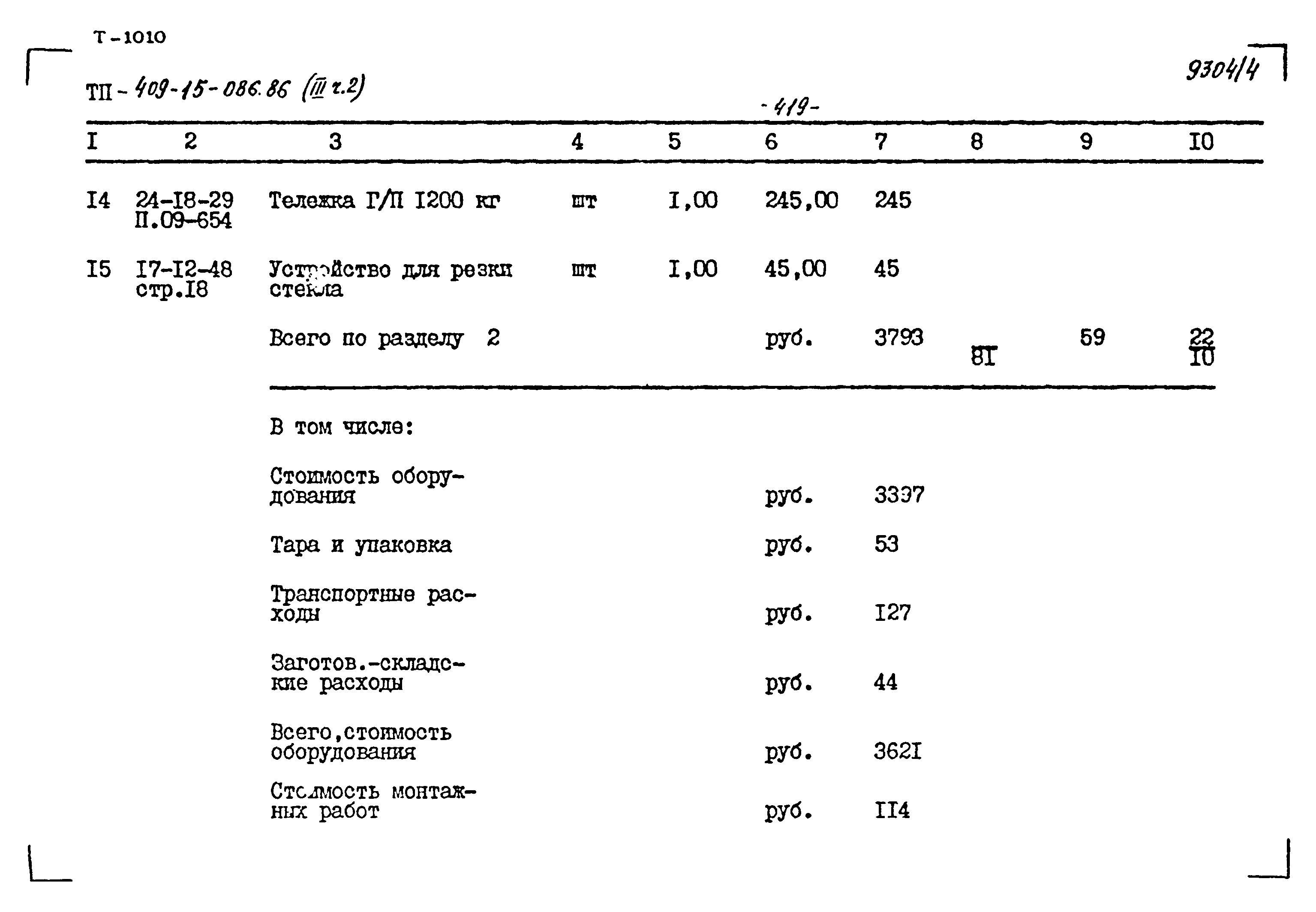 Типовой проект 409-15-086.86