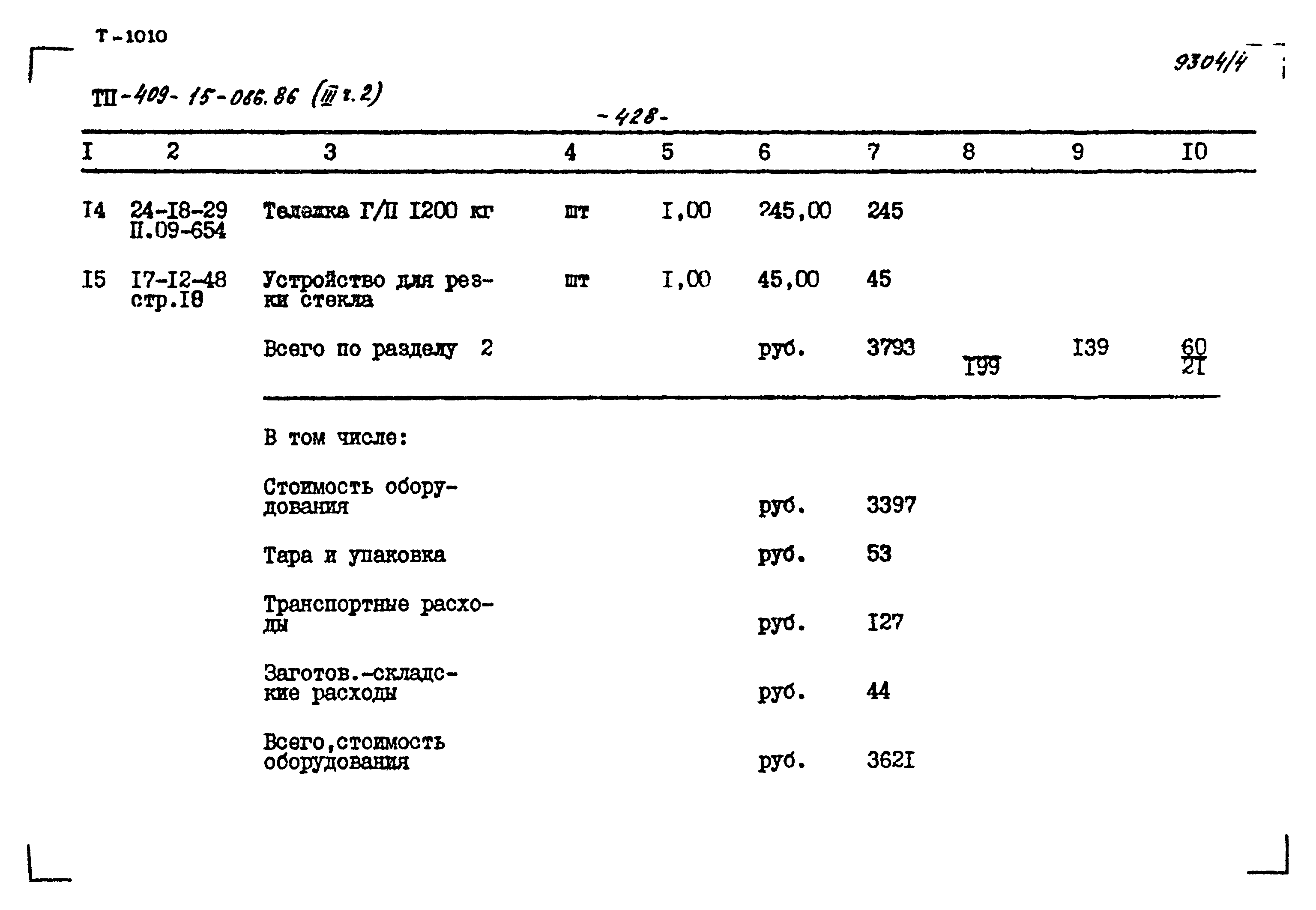 Типовой проект 409-15-086.86