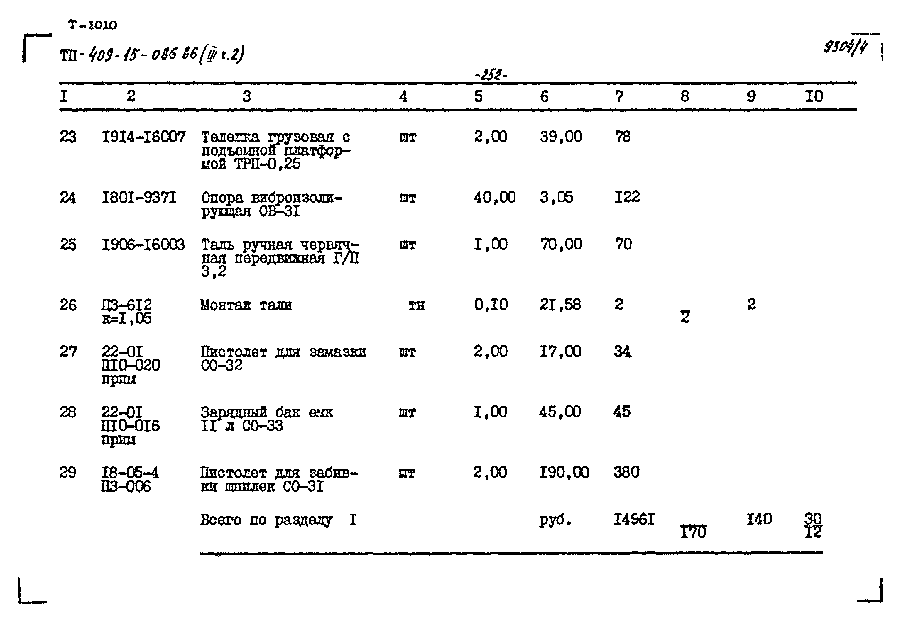 Типовой проект 409-15-086.86