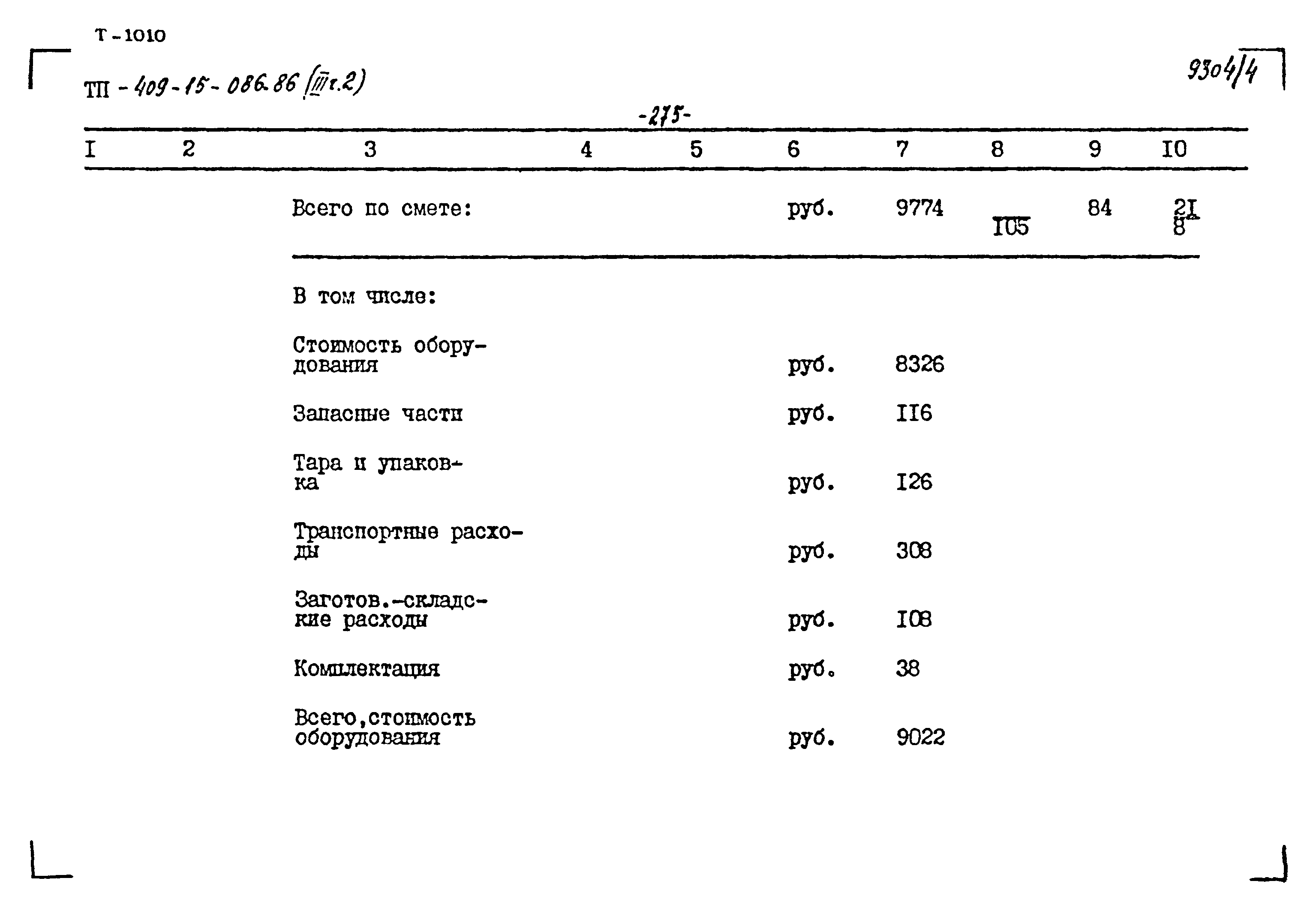 Типовой проект 409-15-086.86