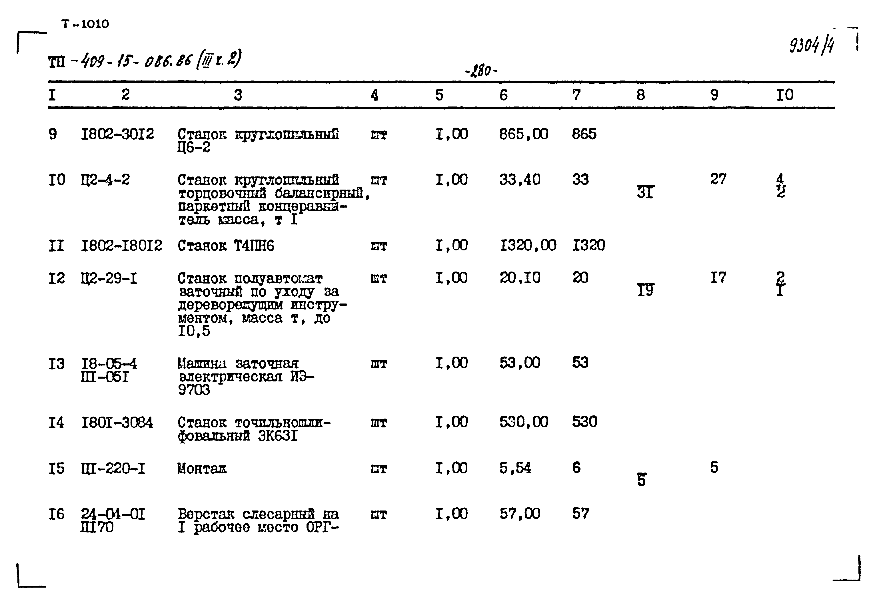 Типовой проект 409-15-086.86