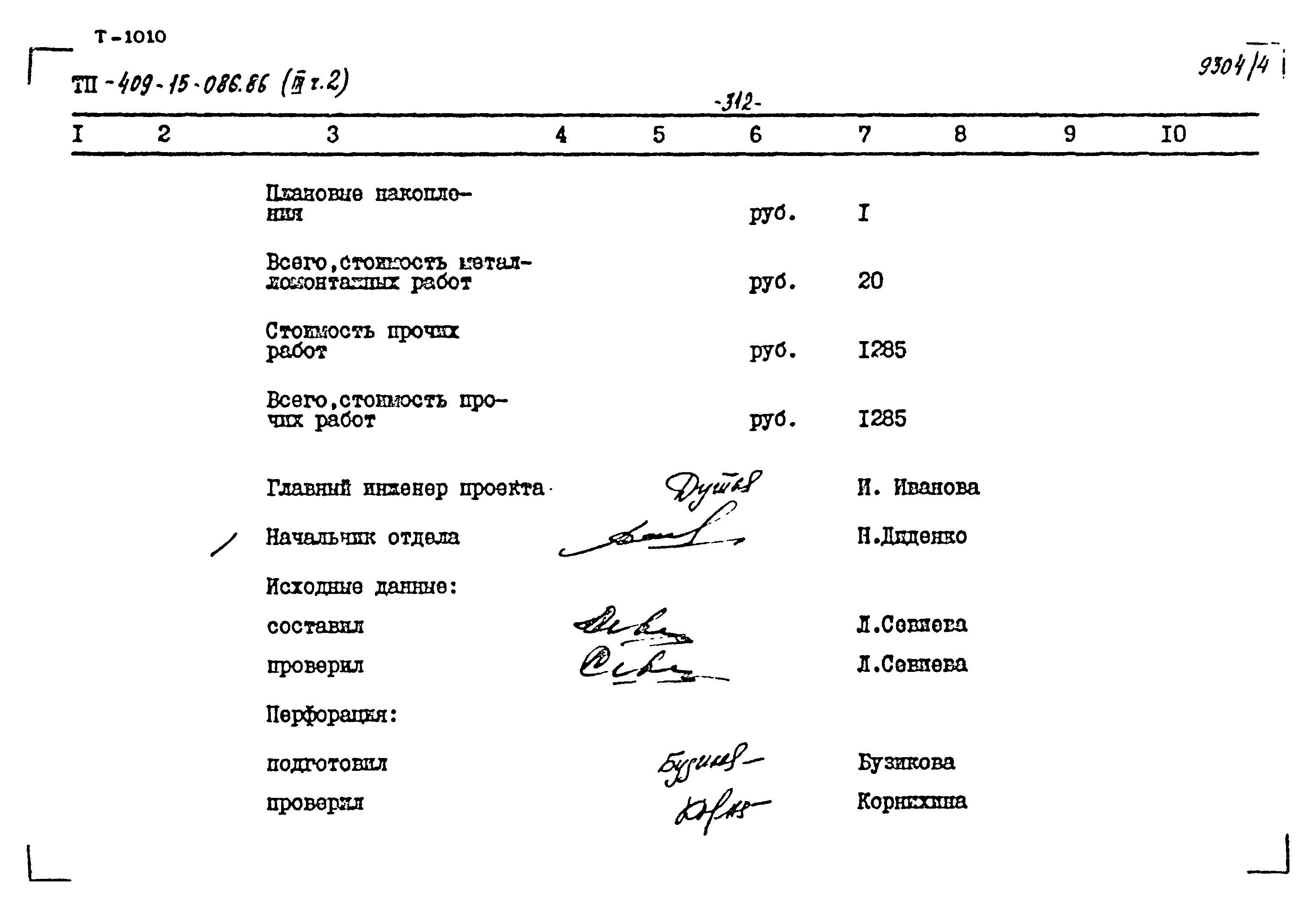 Типовой проект 409-15-086.86