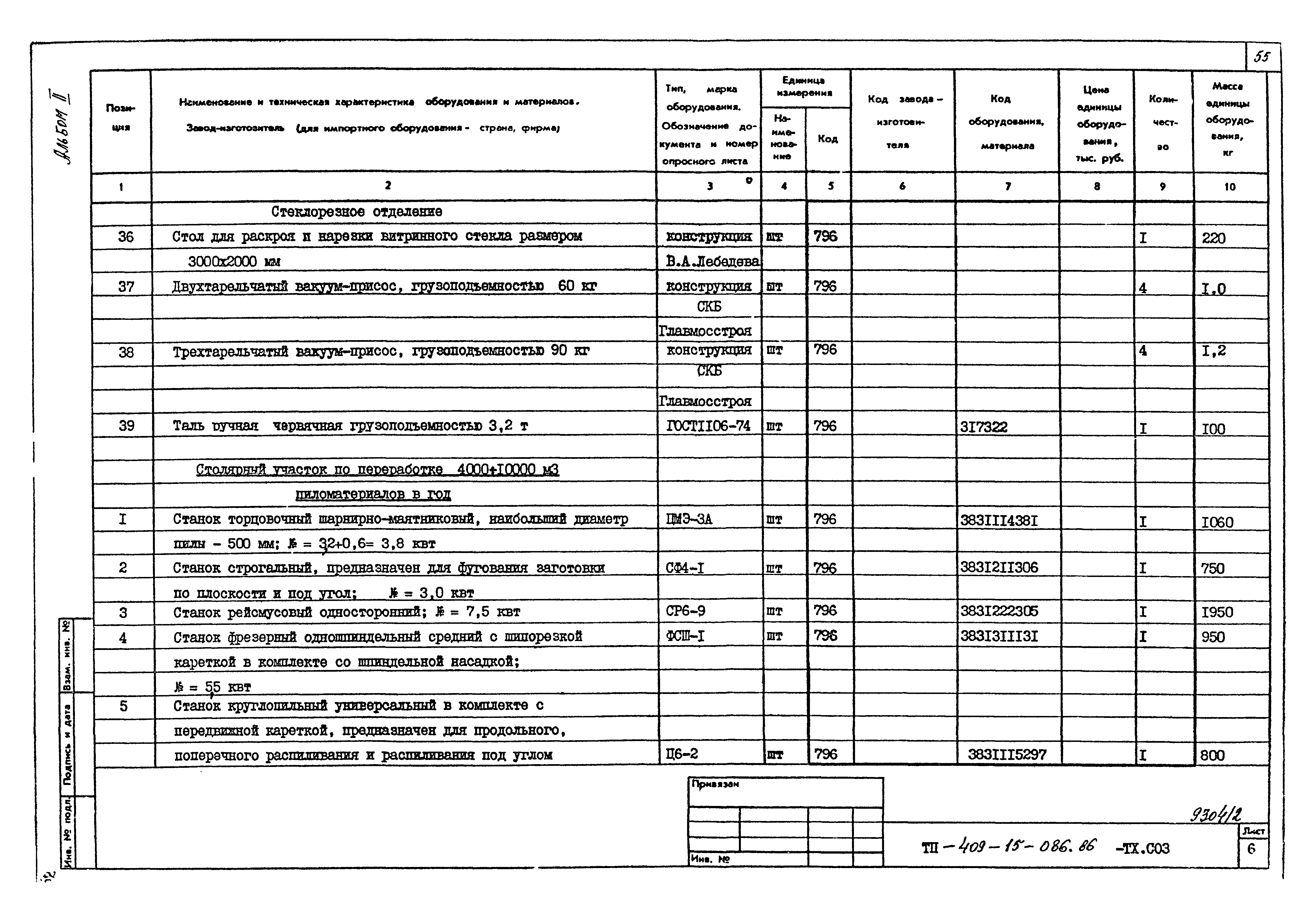 Типовой проект 409-15-086.86