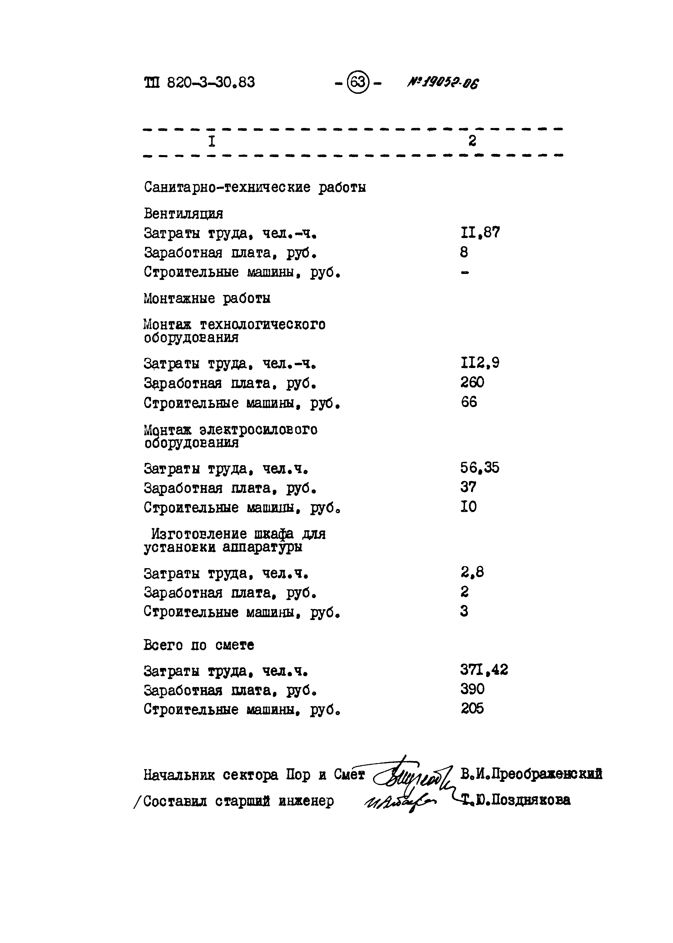 Типовой проект 820-3-30.83