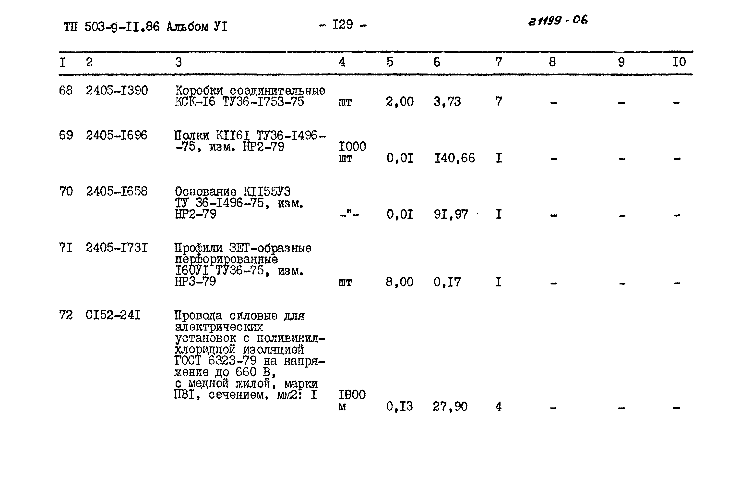 Типовой проект 503-9-11.86