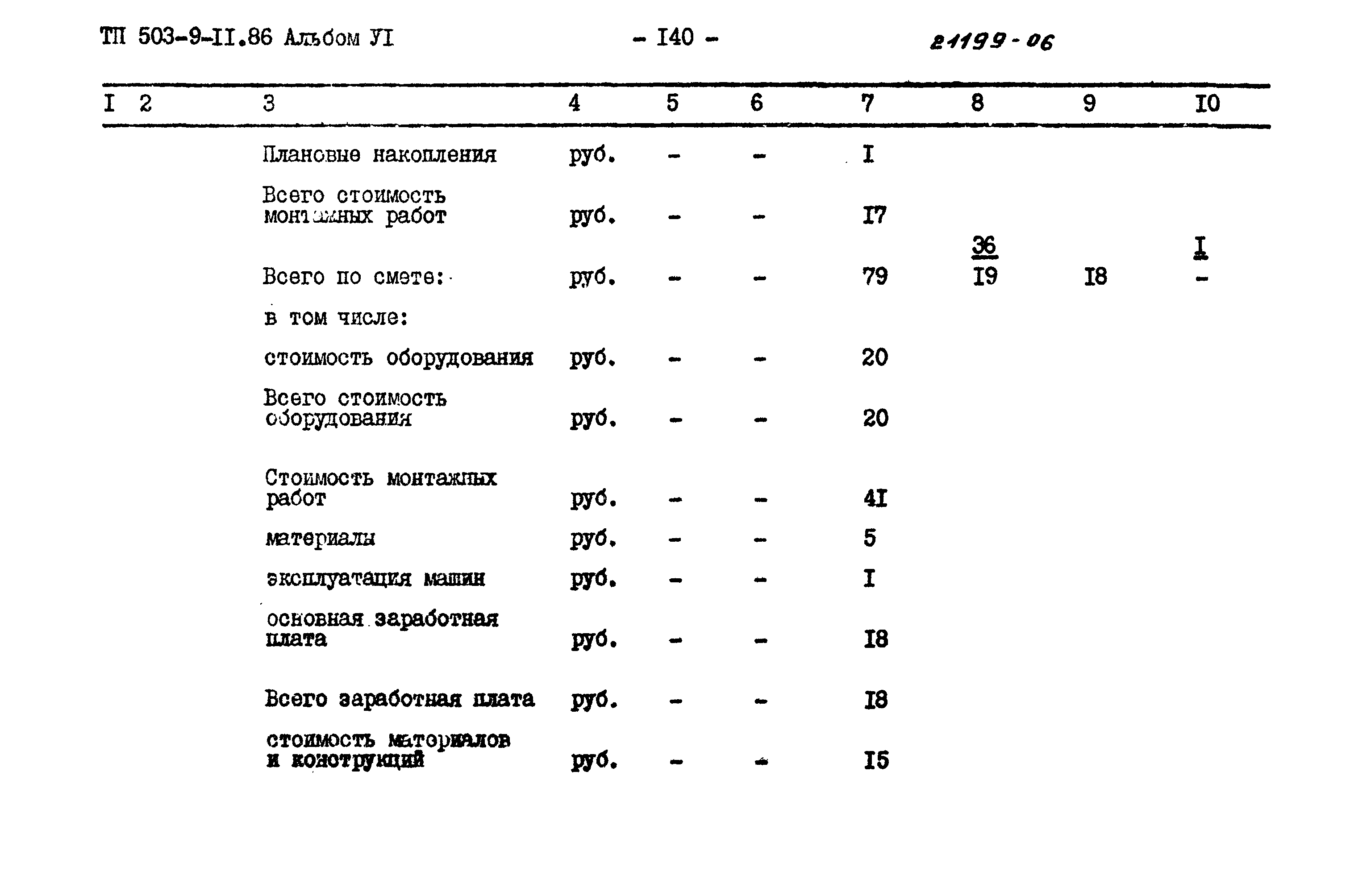 Типовой проект 503-9-11.86