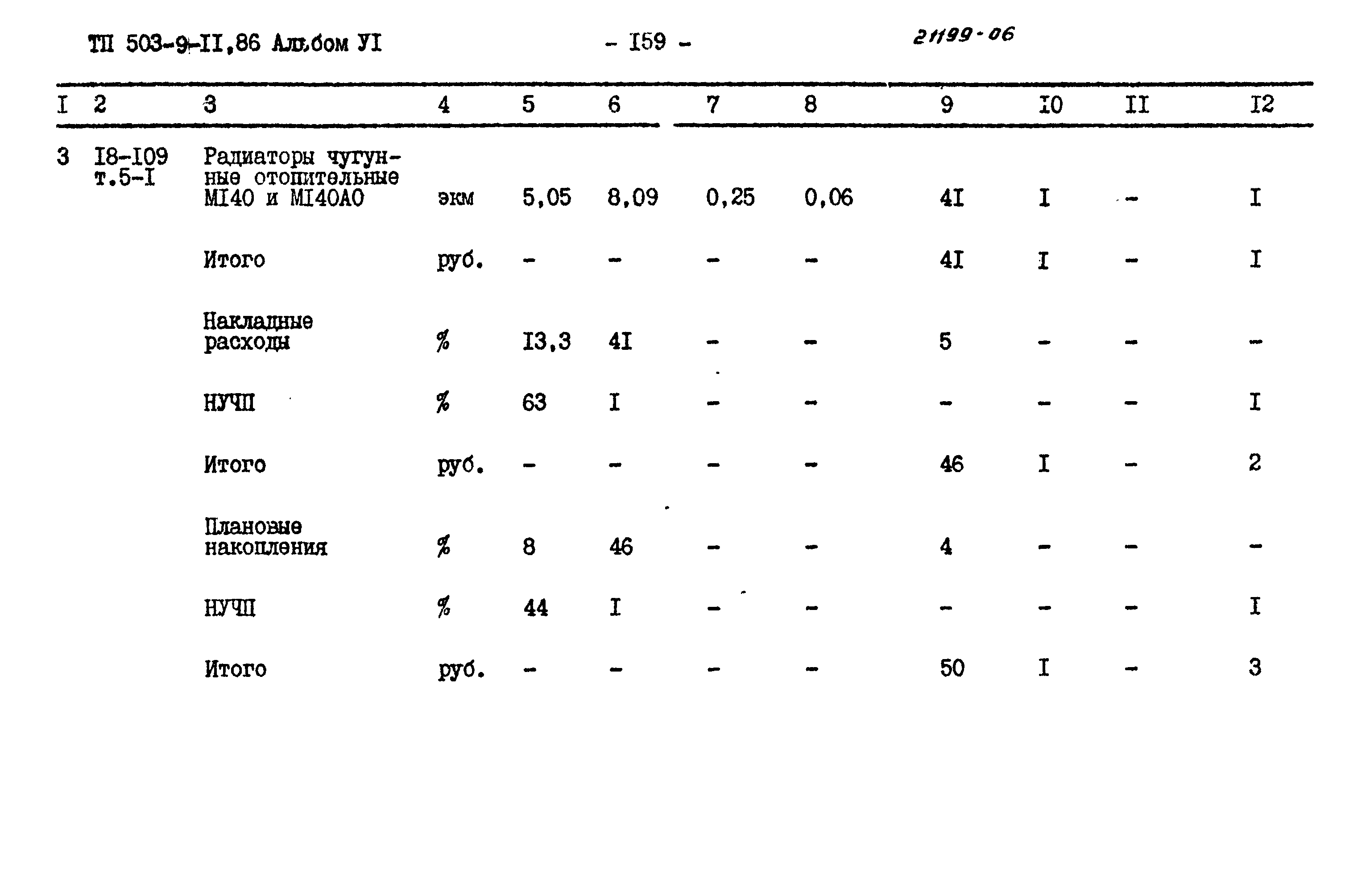 Типовой проект 503-9-11.86