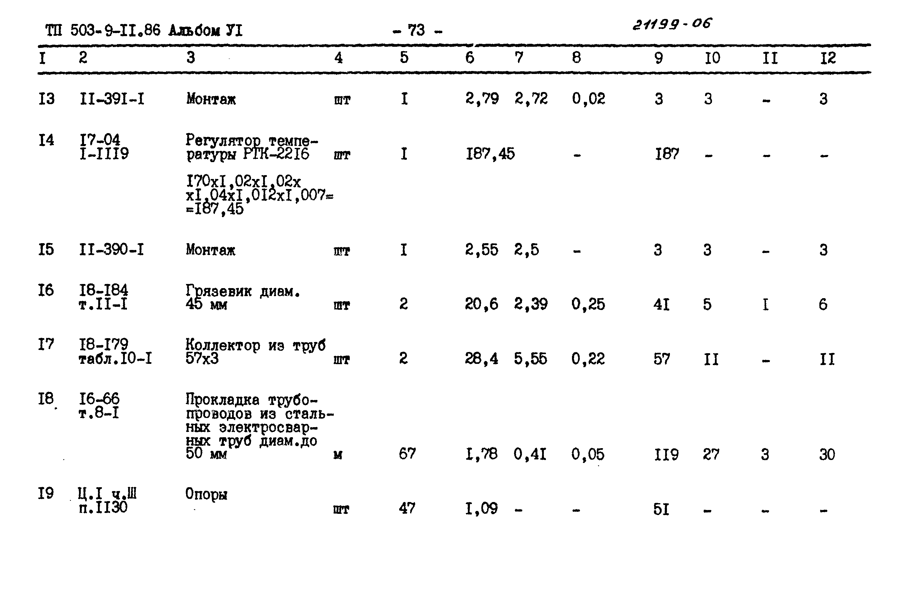 Типовой проект 503-9-11.86