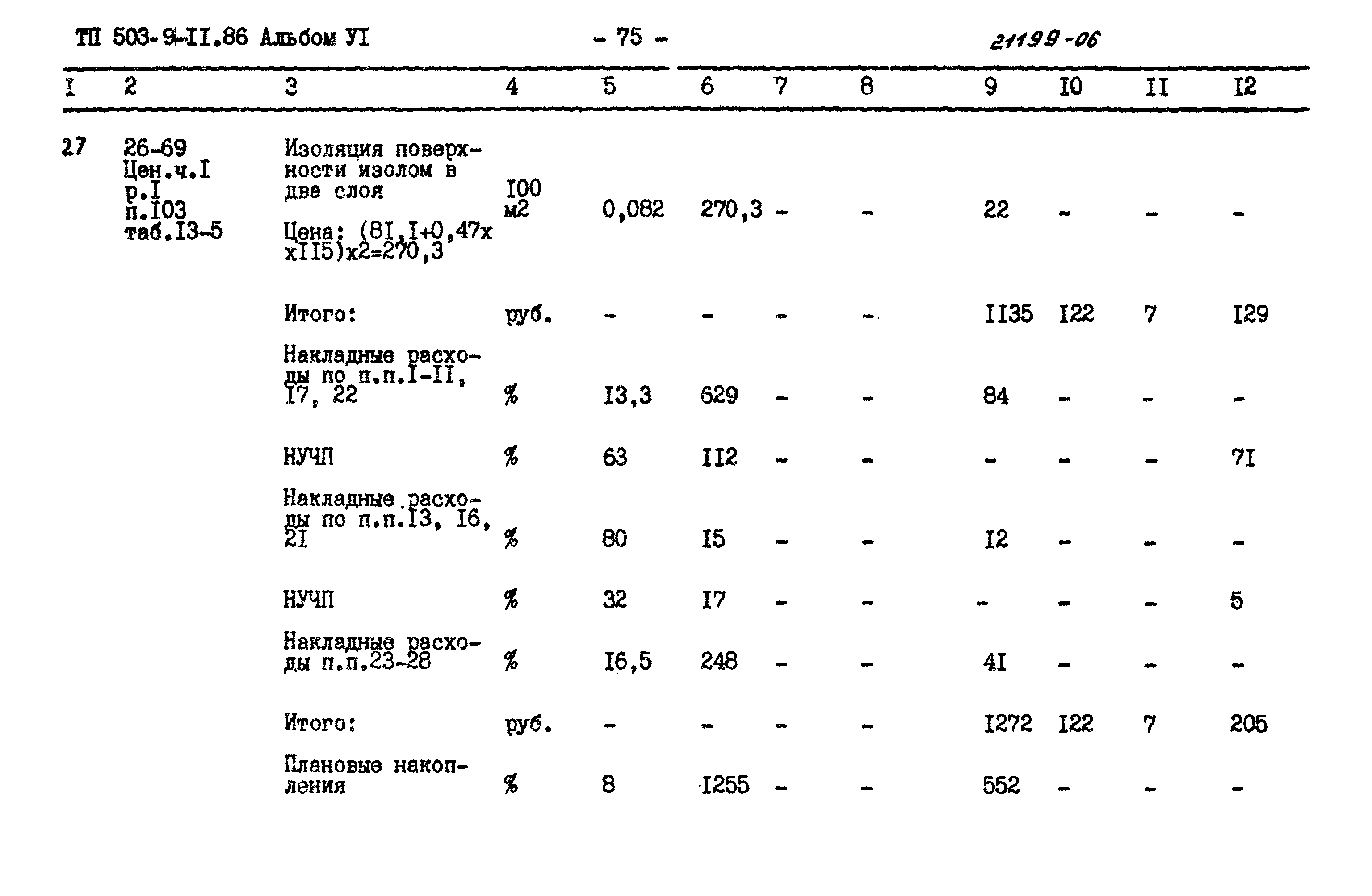 Типовой проект 503-9-11.86