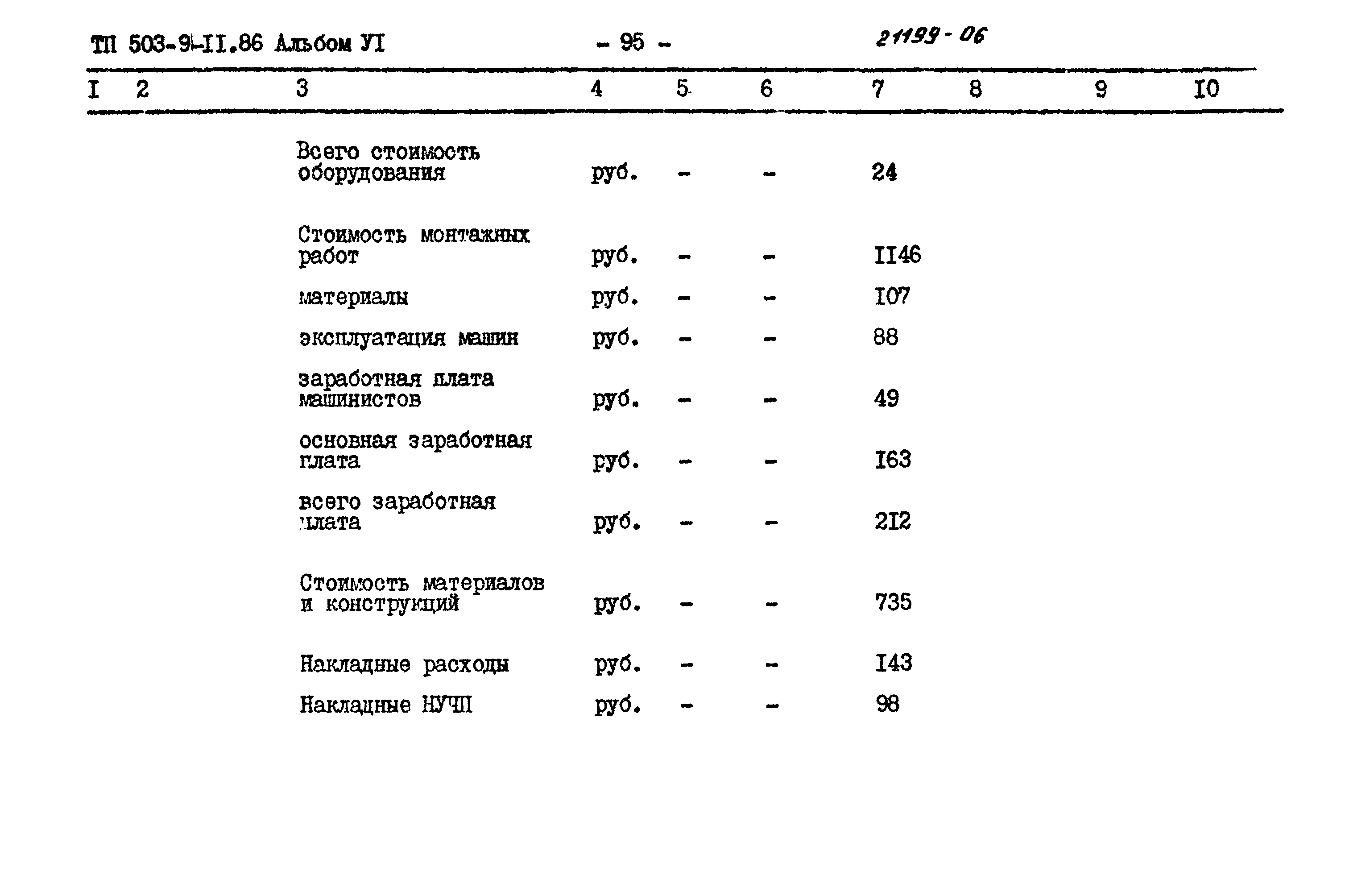 Типовой проект 503-9-11.86