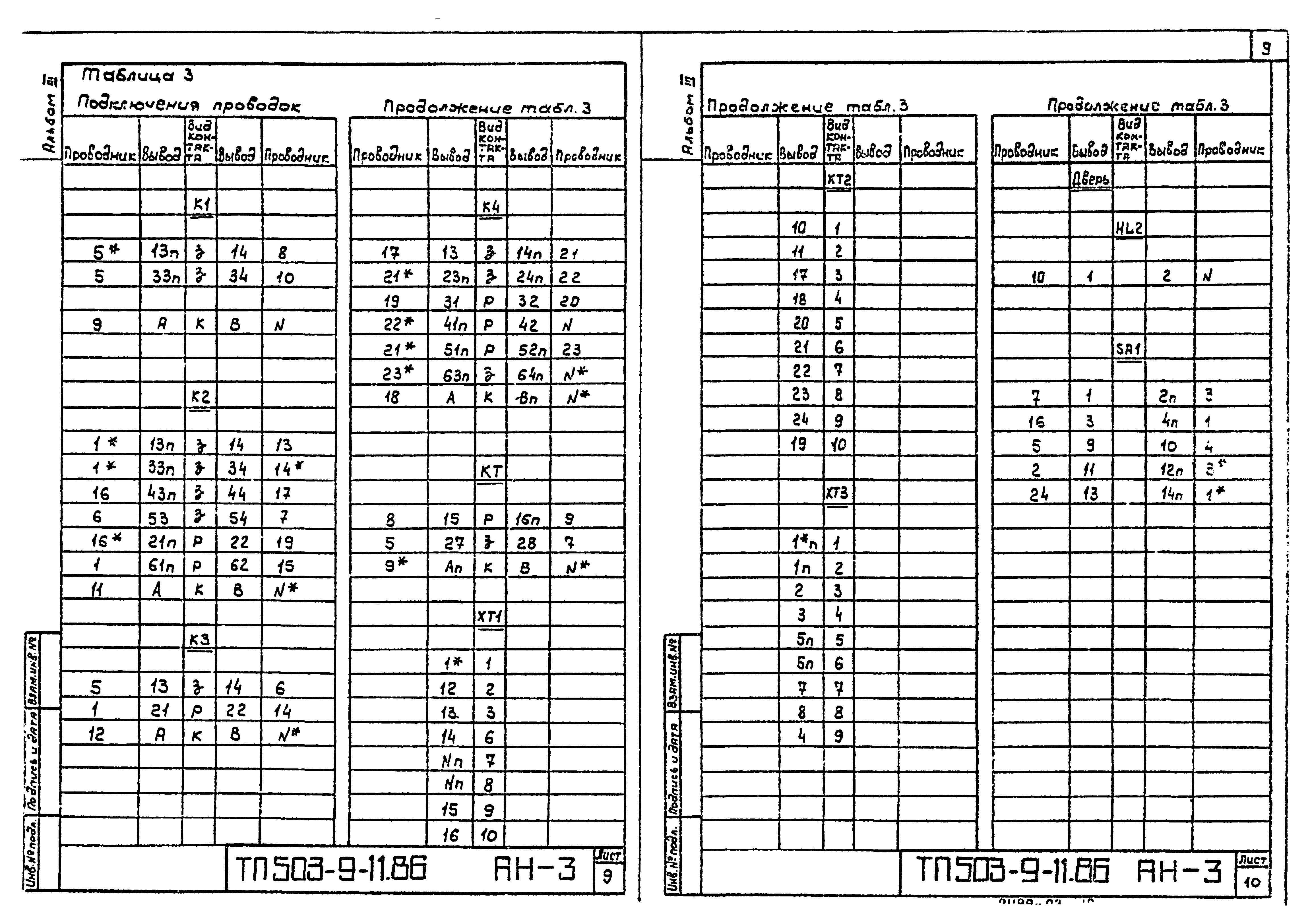 Типовой проект 503-9-11.86