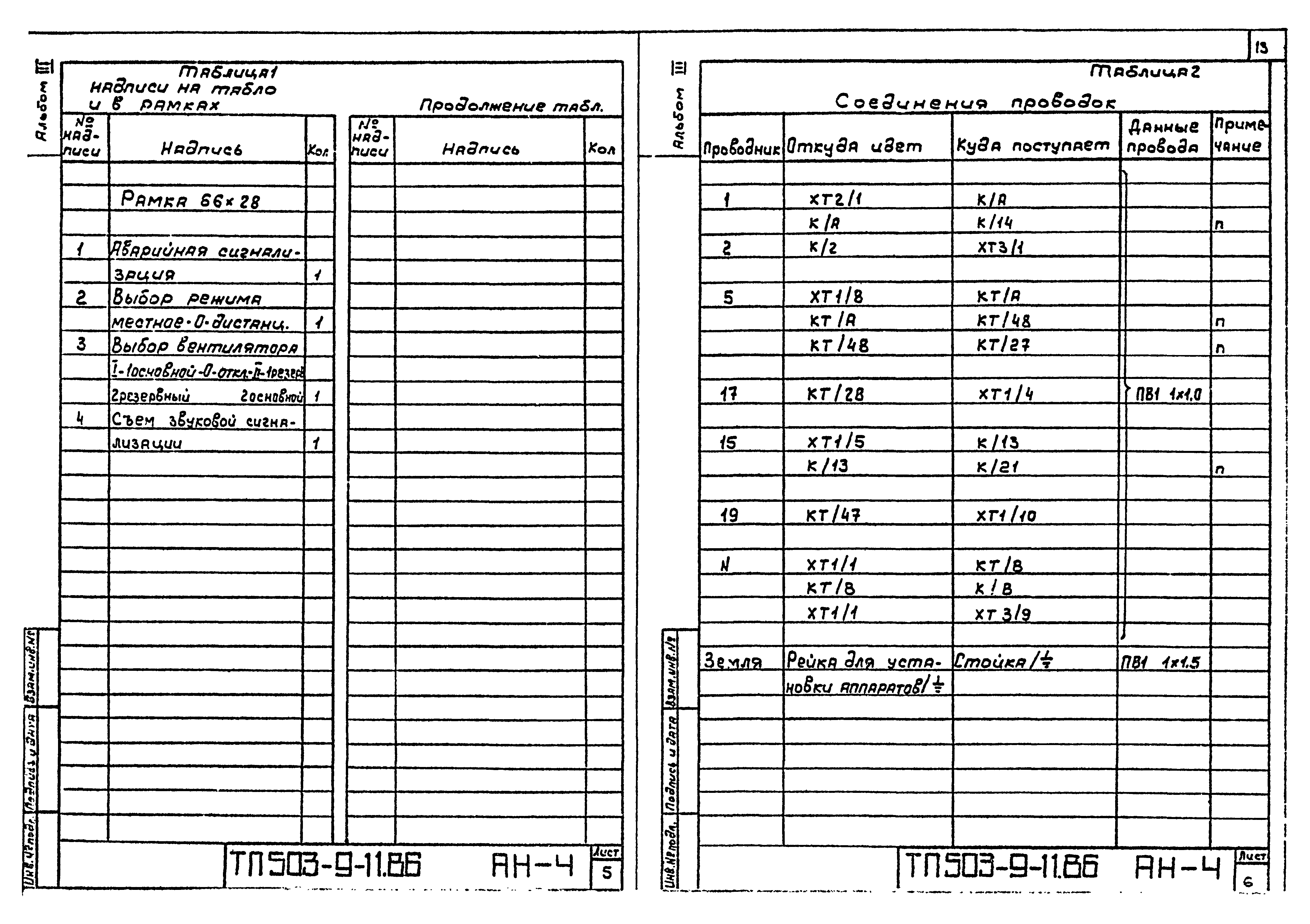 Типовой проект 503-9-11.86