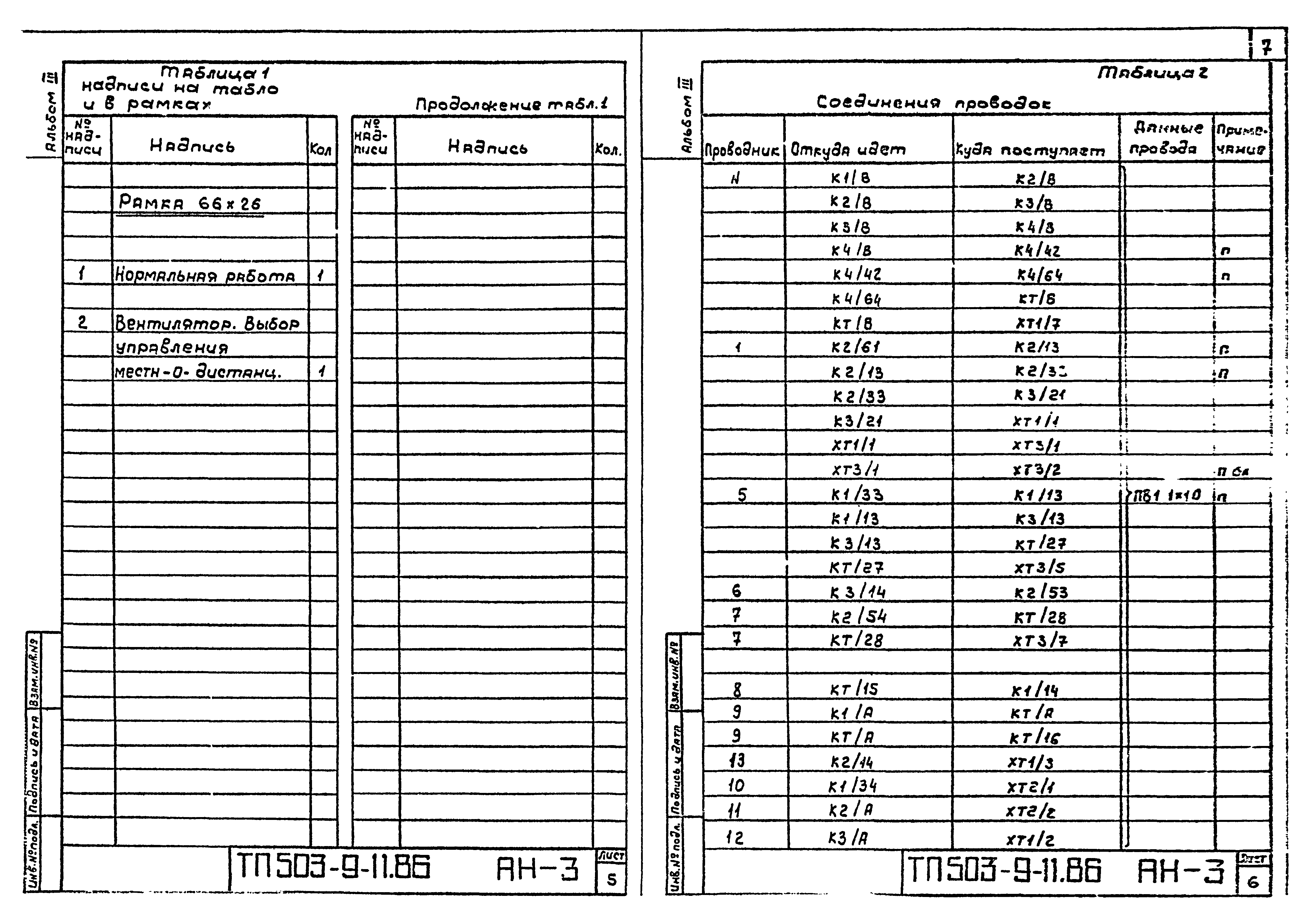 Типовой проект 503-9-11.86