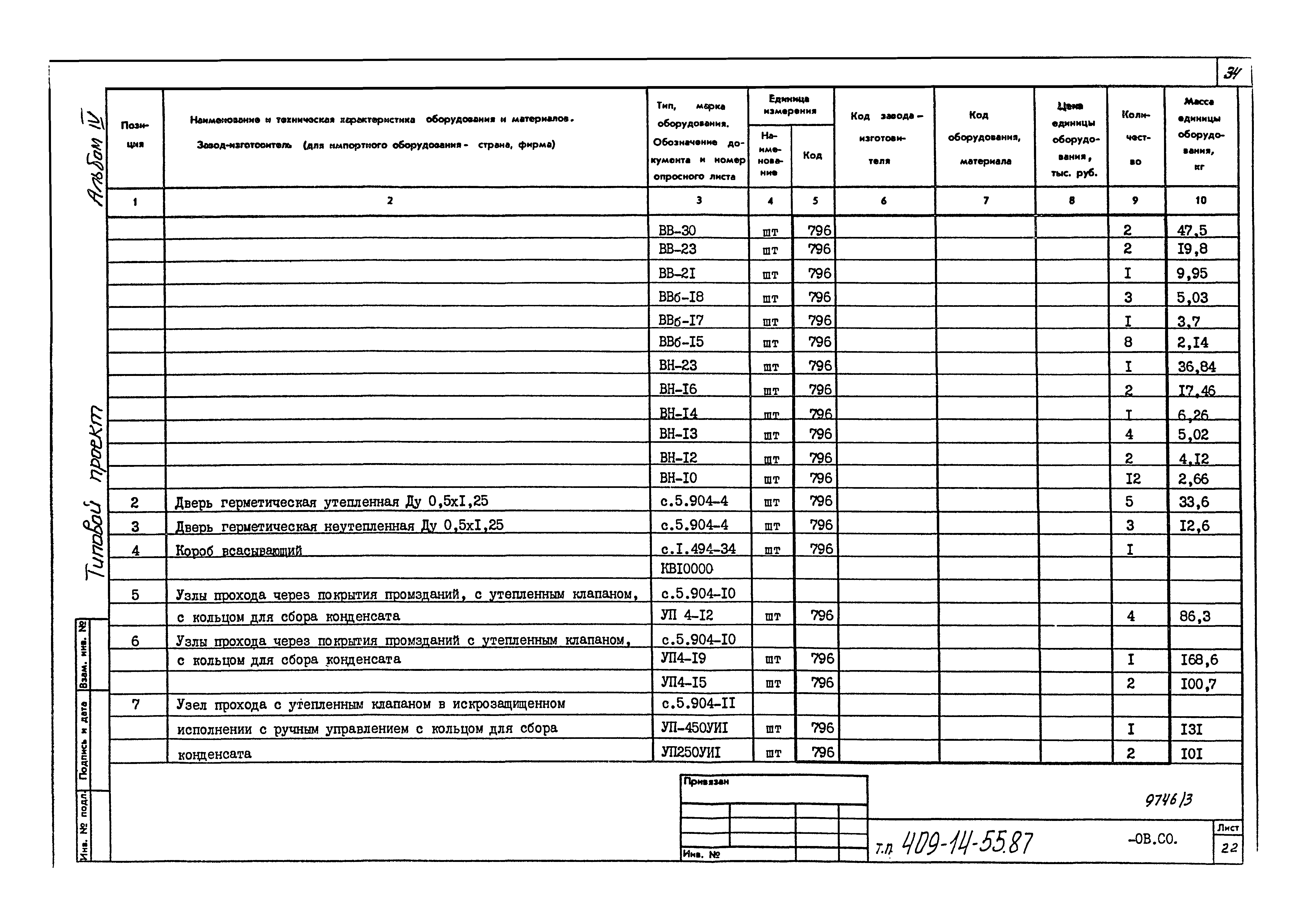 Типовой проект 409-14-55.87