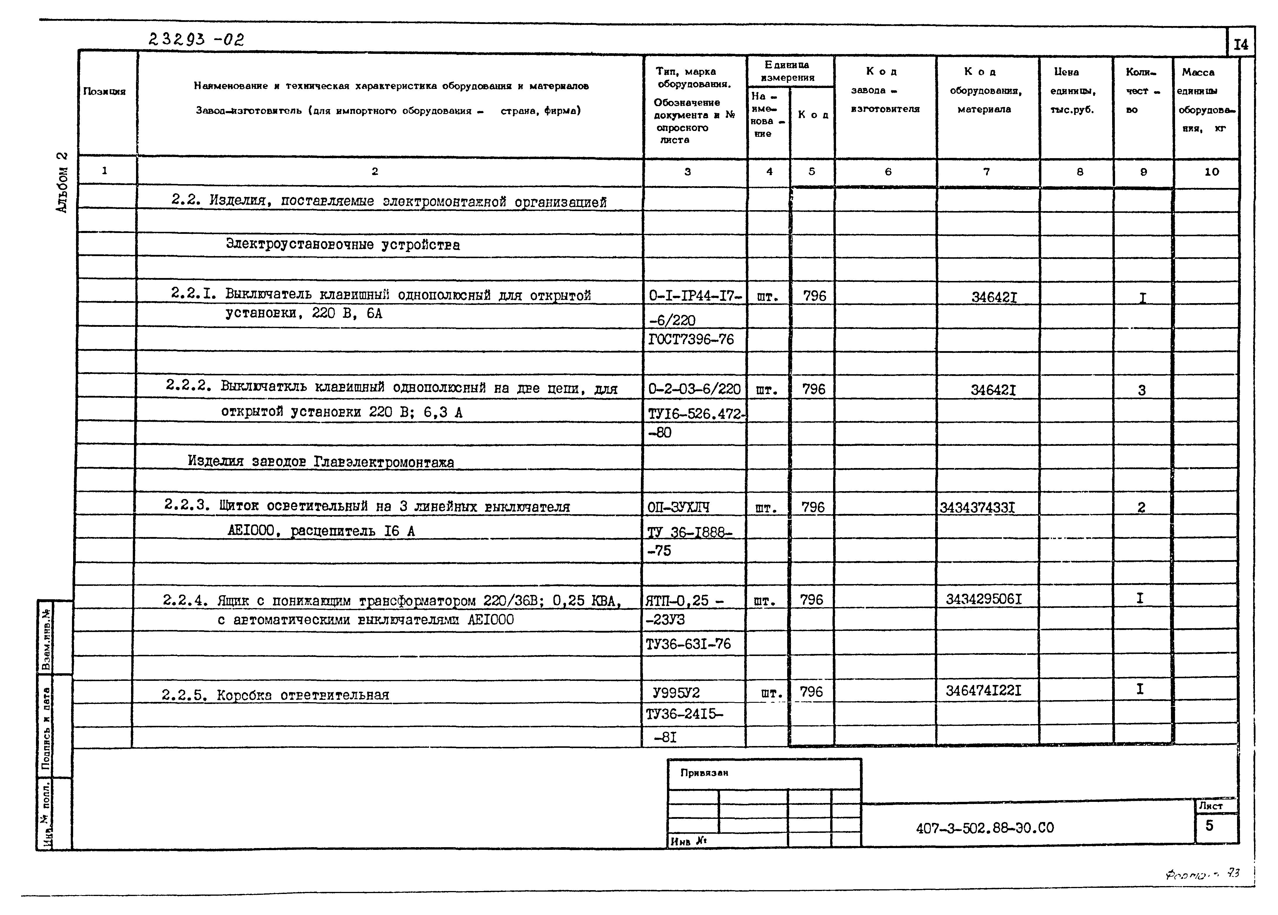 Типовой проект 407-3-502.88