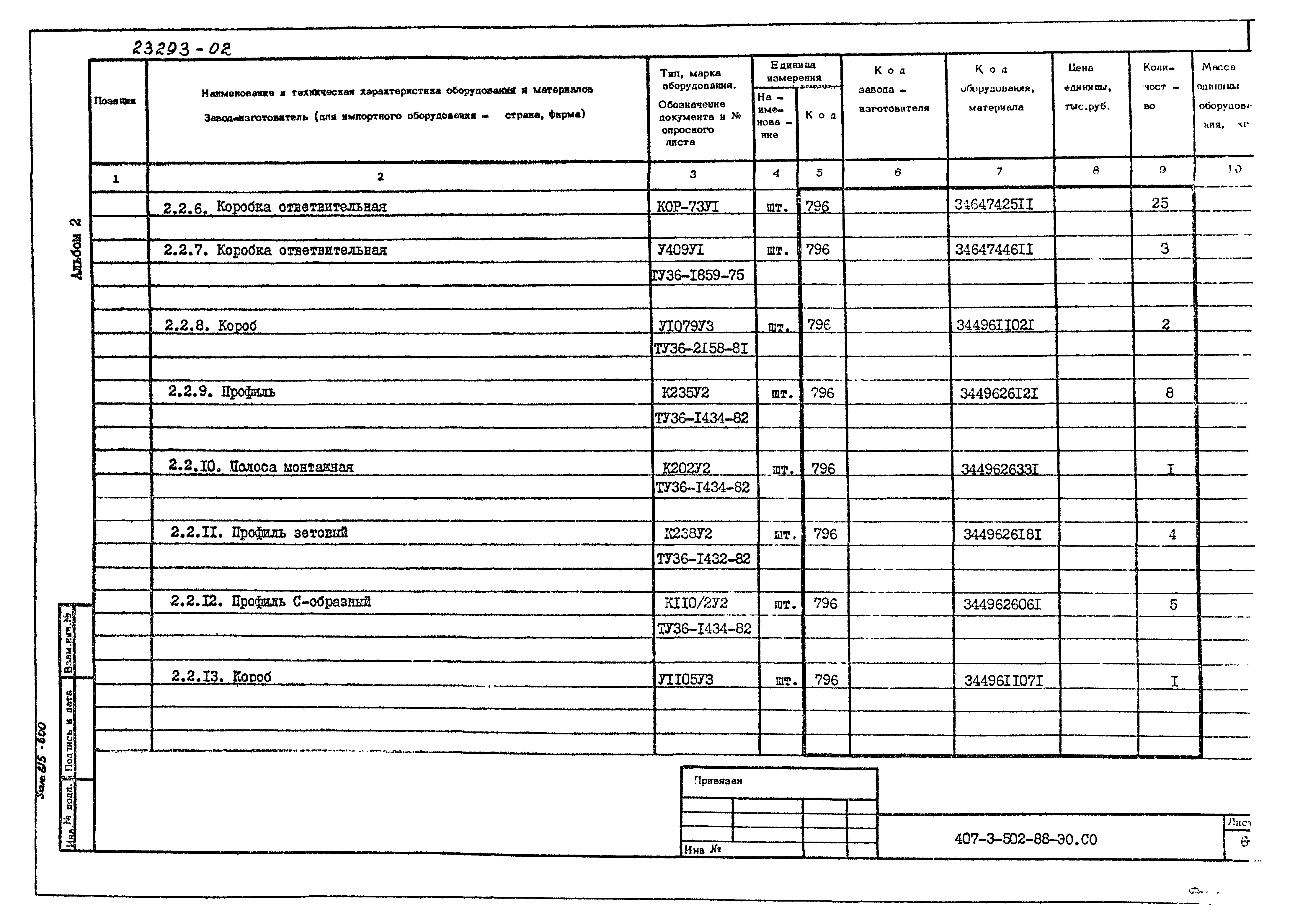 Типовой проект 407-3-502.88