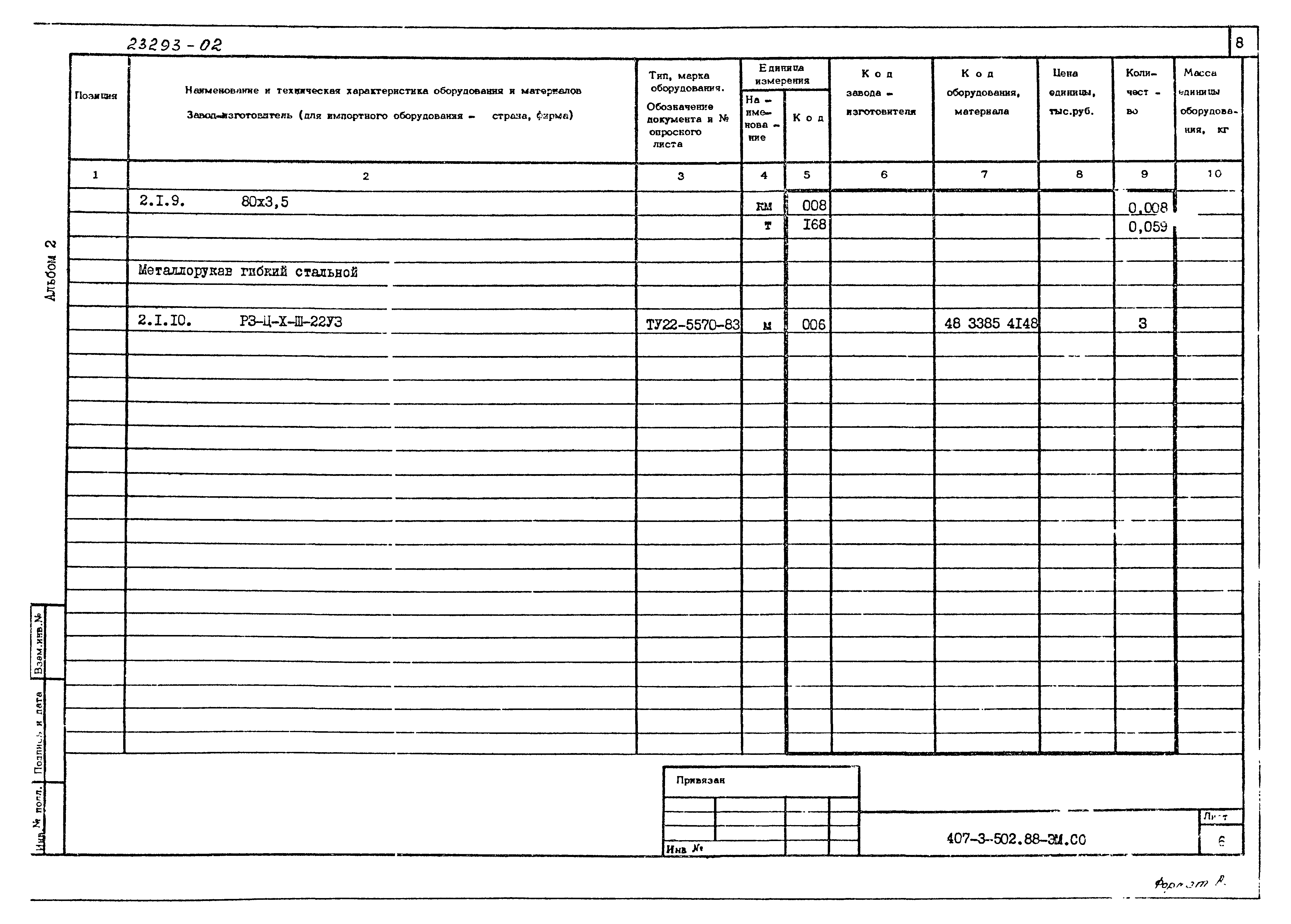 Типовой проект 407-3-502.88