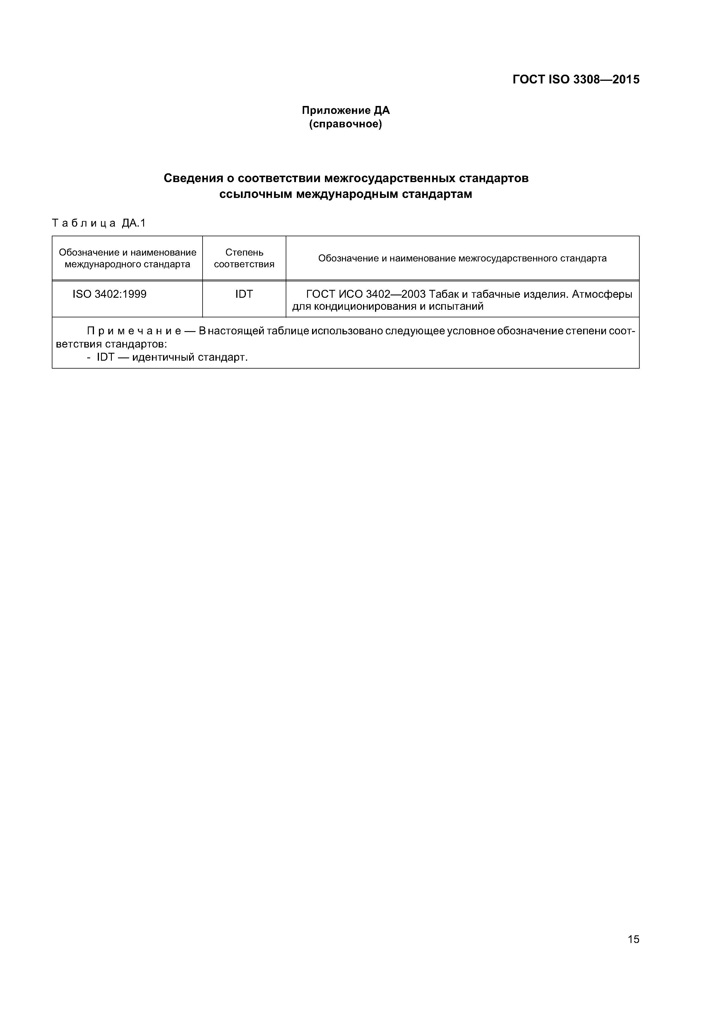 ГОСТ ISO 3308-2015