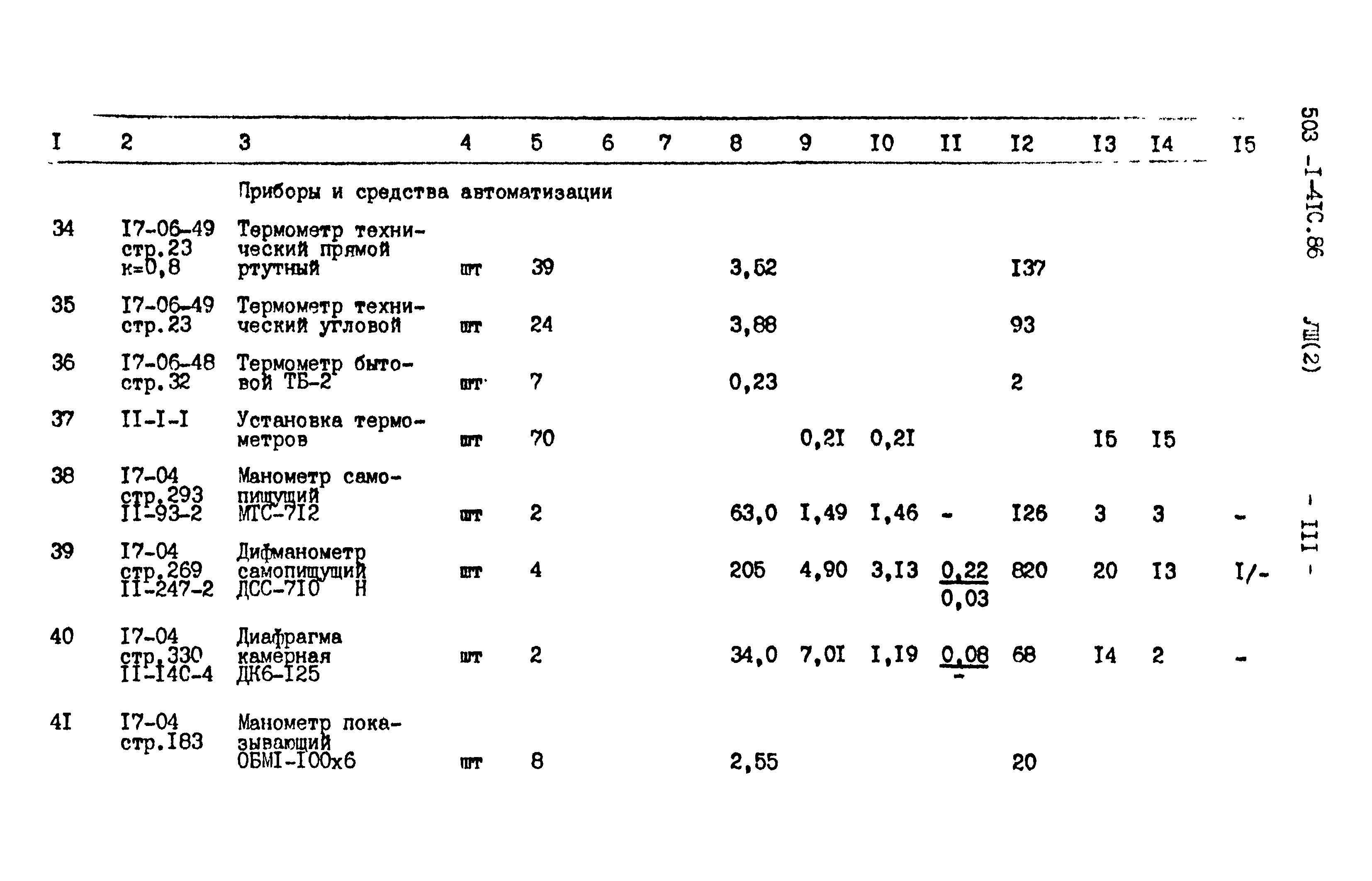 Типовой проект 503-1-41с.86