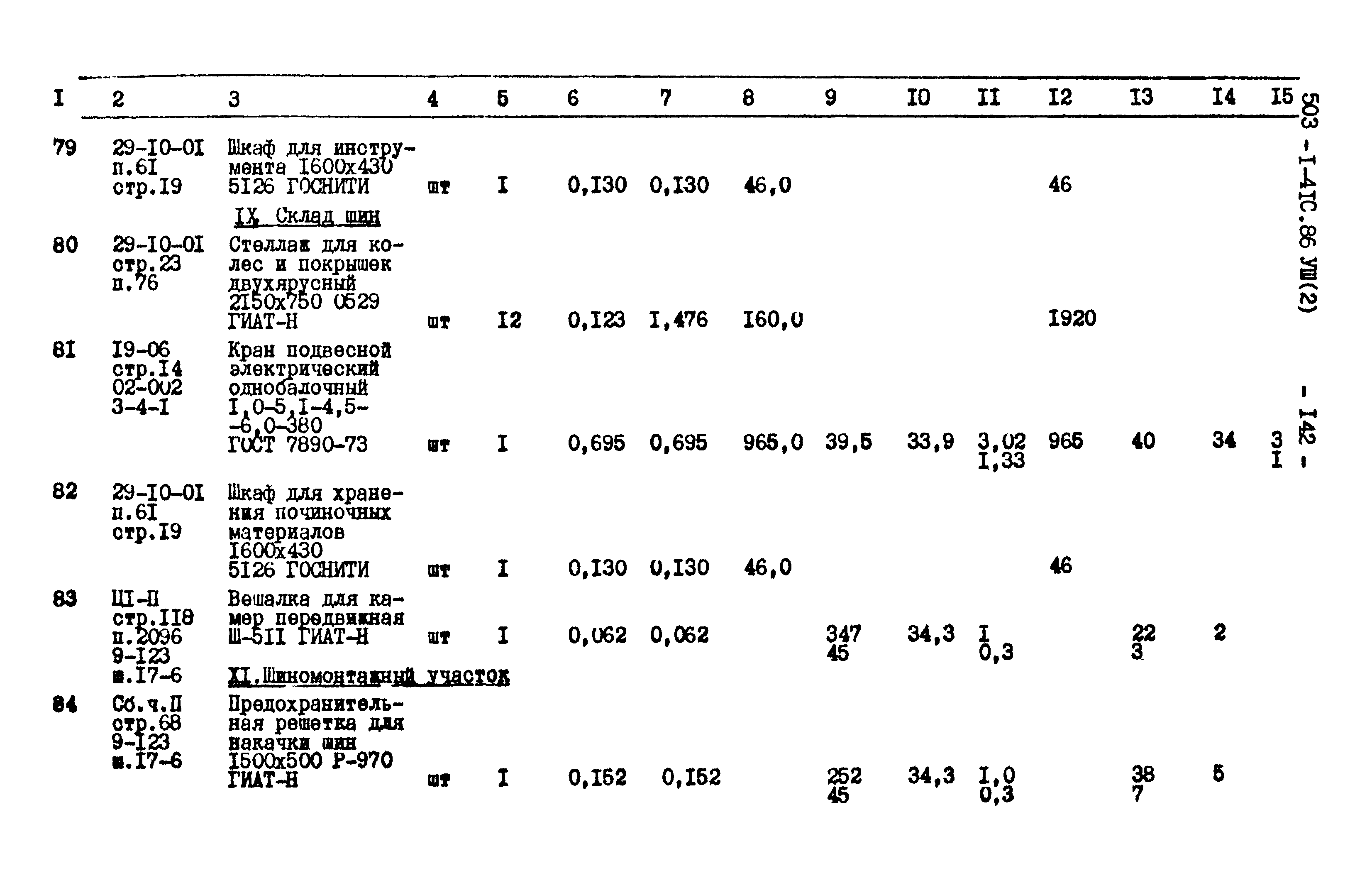 Типовой проект 503-1-41с.86