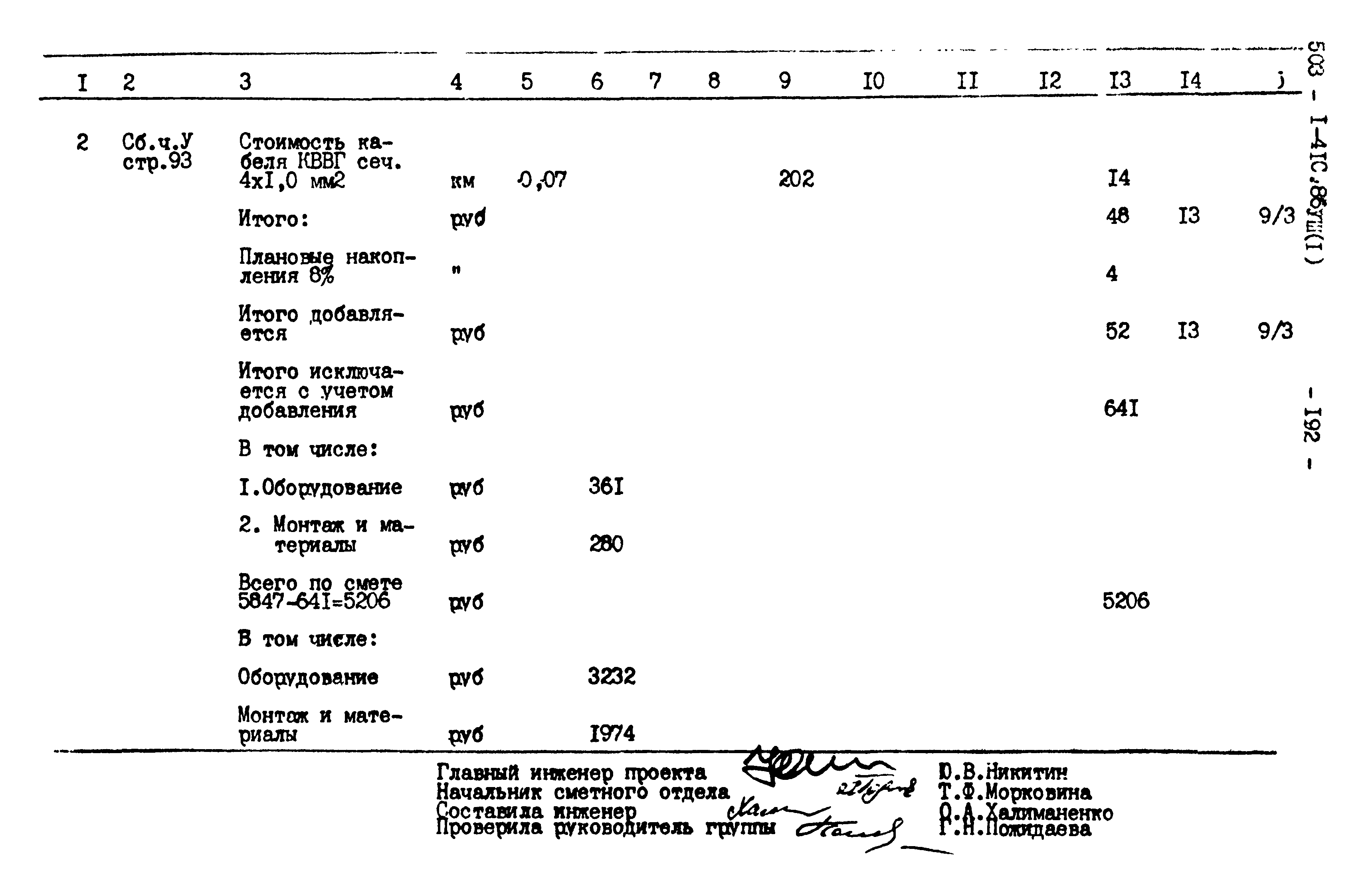 Типовой проект 503-1-41с.86